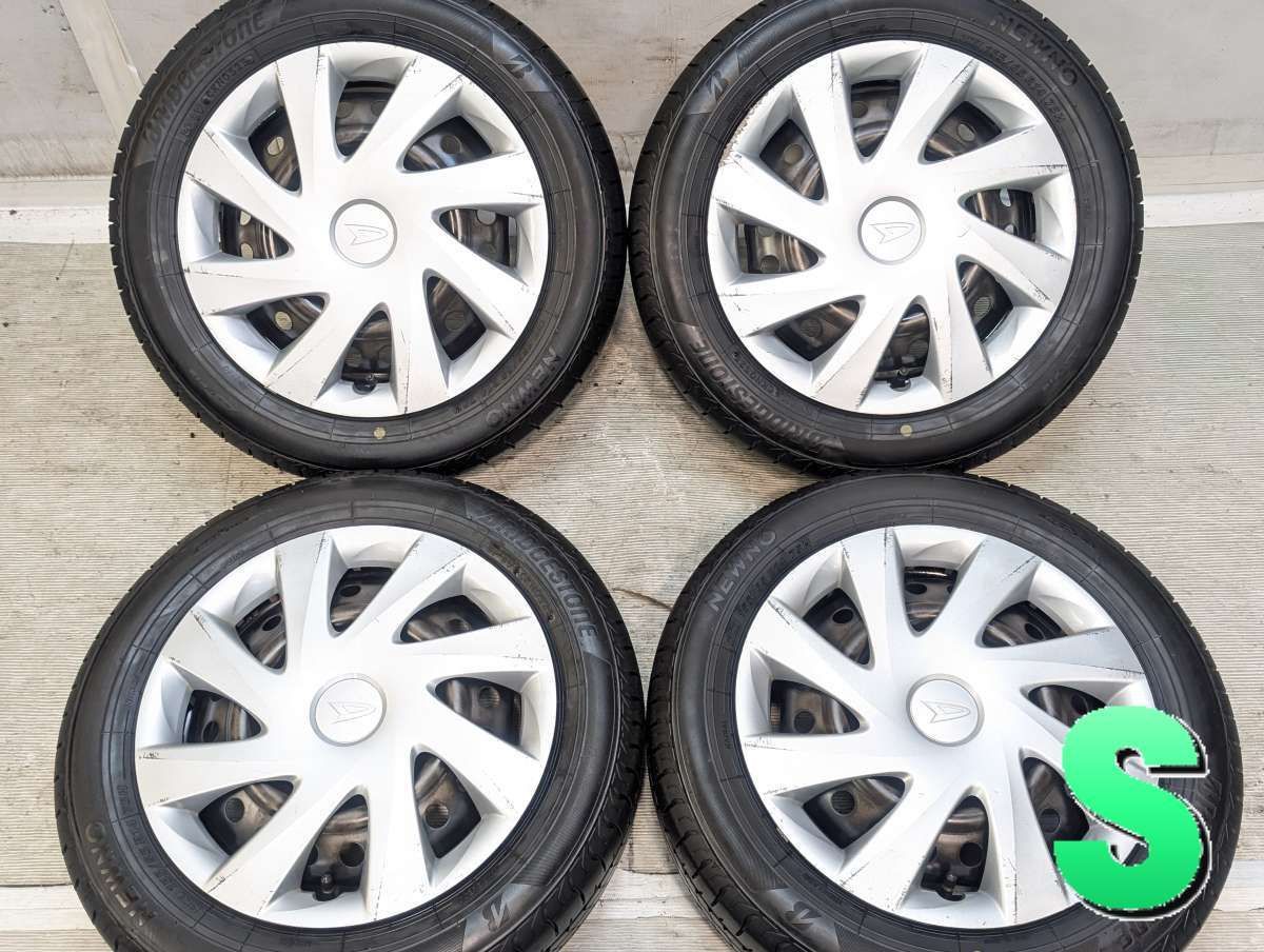 155/65R14 ブリヂストン NEWNO ダイハツ純正 14x4.5 100-4穴 中古