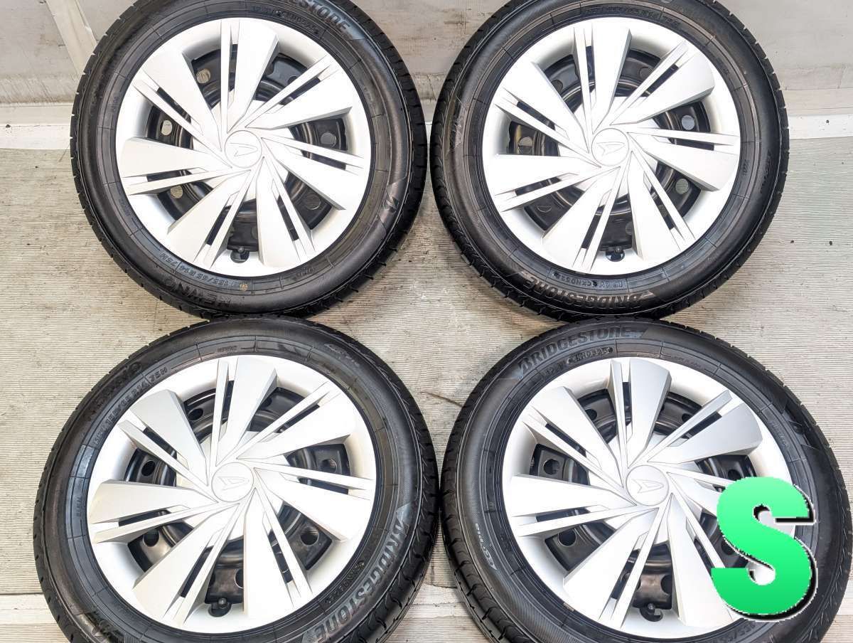 155/65R14 ブリヂストン NEWNO ダイハツ純正 14x4.5 100-4穴 中古