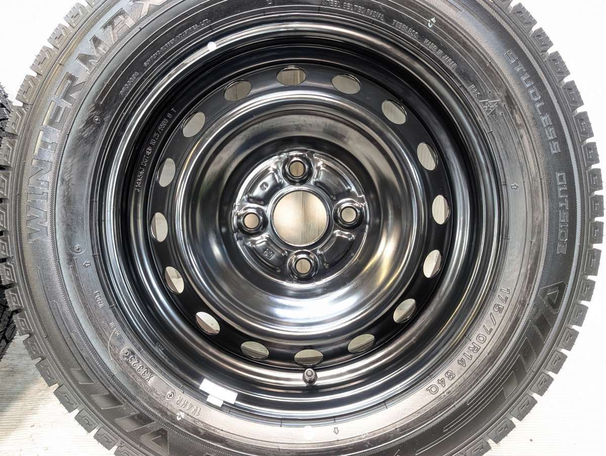 175/70R14 ダンロップ ウィンターマックス 03 トヨタ純正 D3 14x5.5 45 