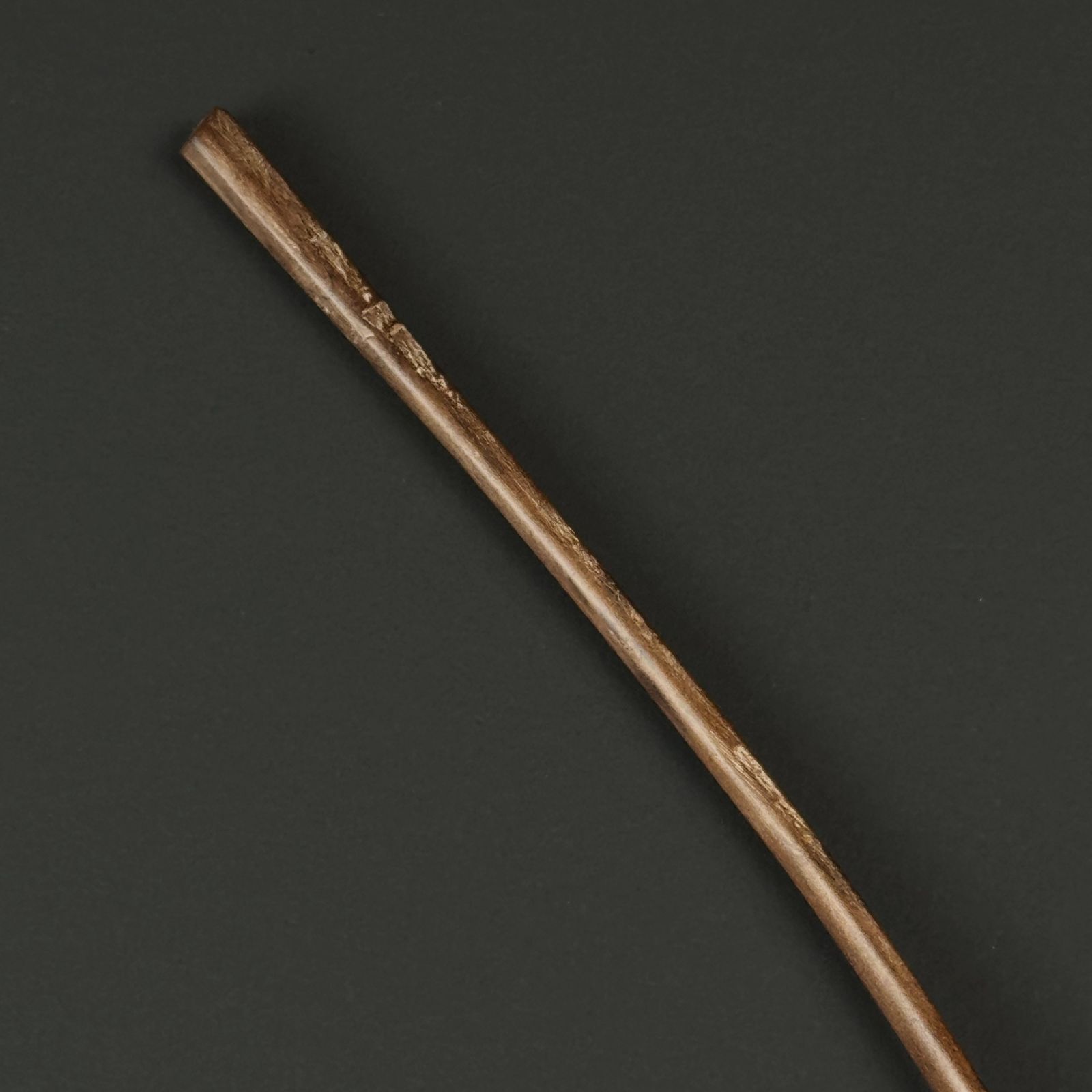 川崎鳳嶽 自作 茶杓 奈良丸窓梅茶杓「銘：大和の花」共箱 共筒 木竹