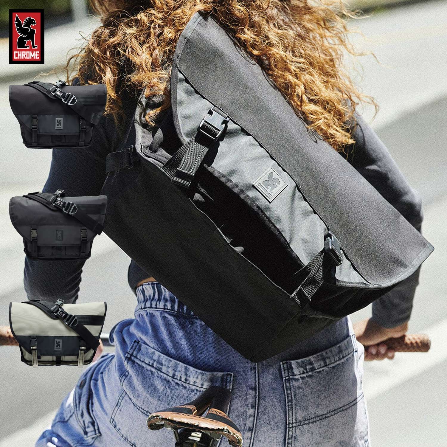 クローム CHROME メッセンジャーショルダーバッグ シーティーゼット メンズ レディース 15L 斜めがけ 防水 CTZ 15L MSNGR BG381 13,860円