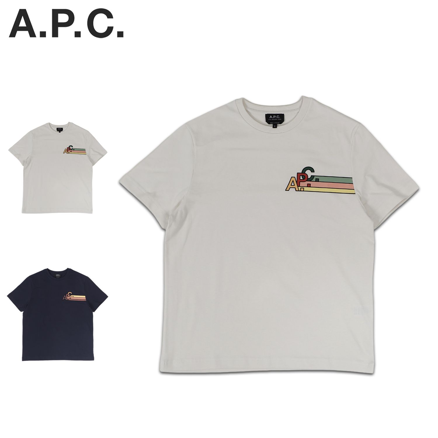 A.P.C. アーペーセー Tシャツ 半袖 メンズ ISAAC COEZC-H26327