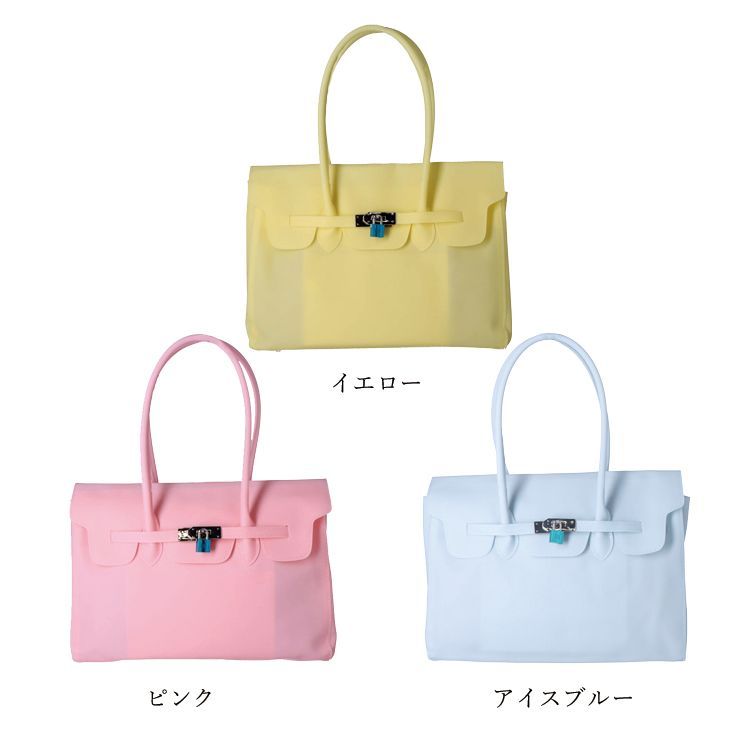 10％offクーポン配布中】ジェリーバッグ シアー感 南京錠 ショルダー 