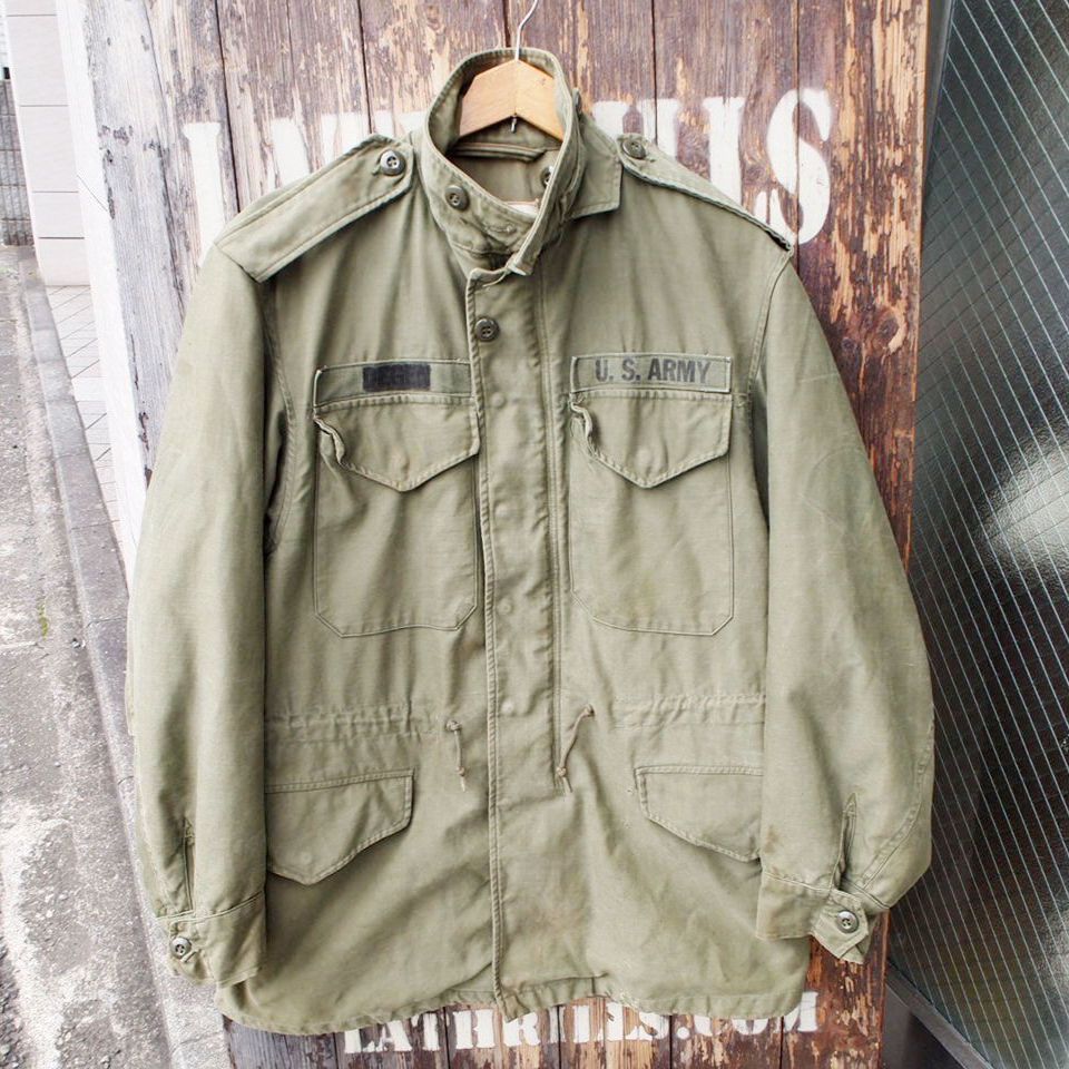 60’s Vintage【US ARMY】米軍実物 ビンテージ M-51 アルミジッパー ミリタリー ジャケット◆Size:US-S Regular