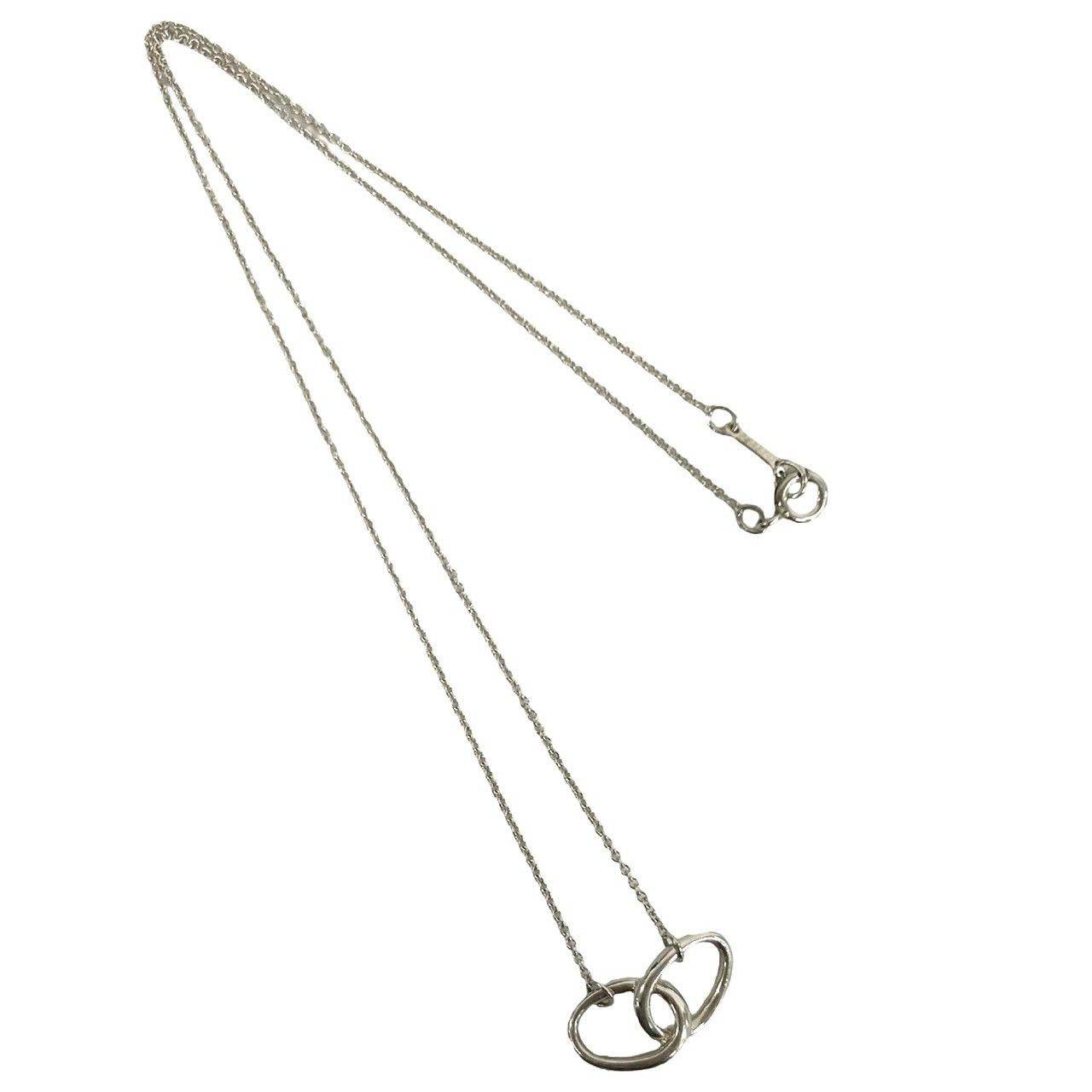 極 美品 TIFFANY&Co. ティファニー ヴィンテージ ダブルループ