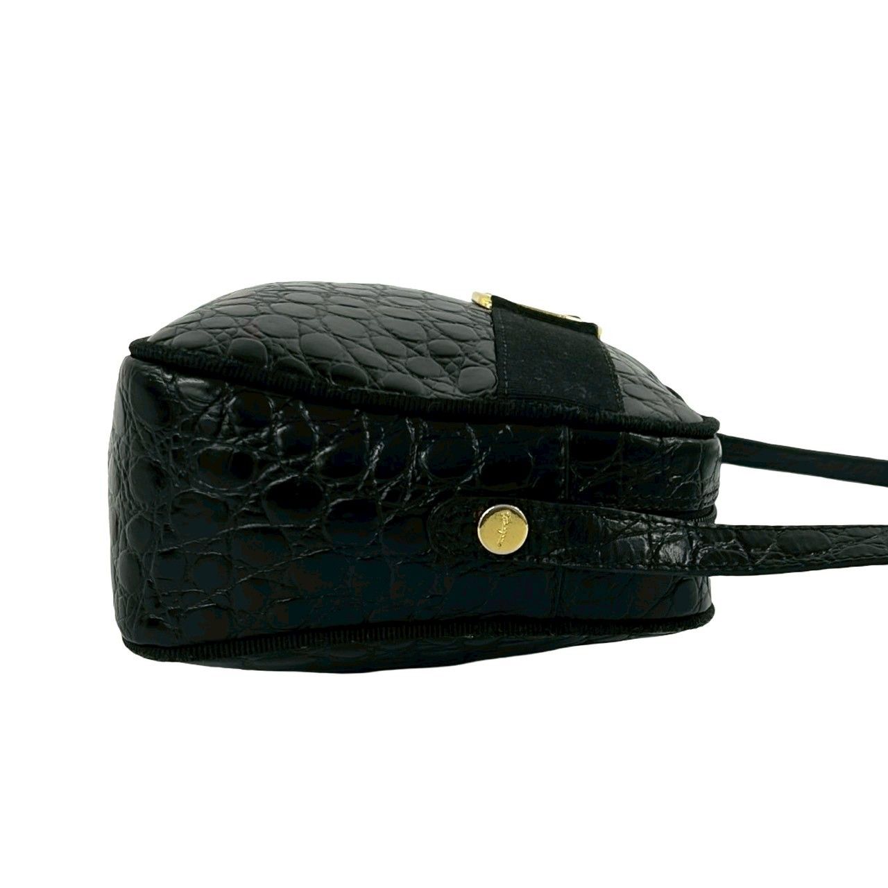 Salvatore Ferragamo ヴァラ クロコ型押し ショルダーバッグ gumiさま 