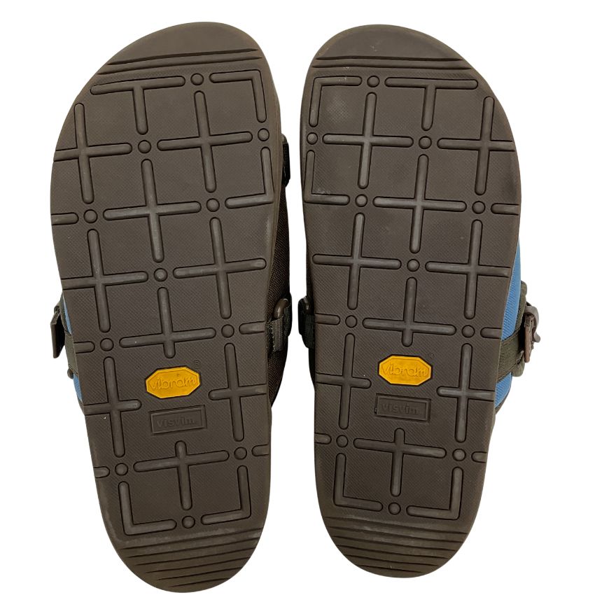 【visvim 】CHRISTO 2-TONe クリスト サンダルM VISVIM ビズビム CHRISTO 2-TONe クリスト サンダル M カーキxブルー
