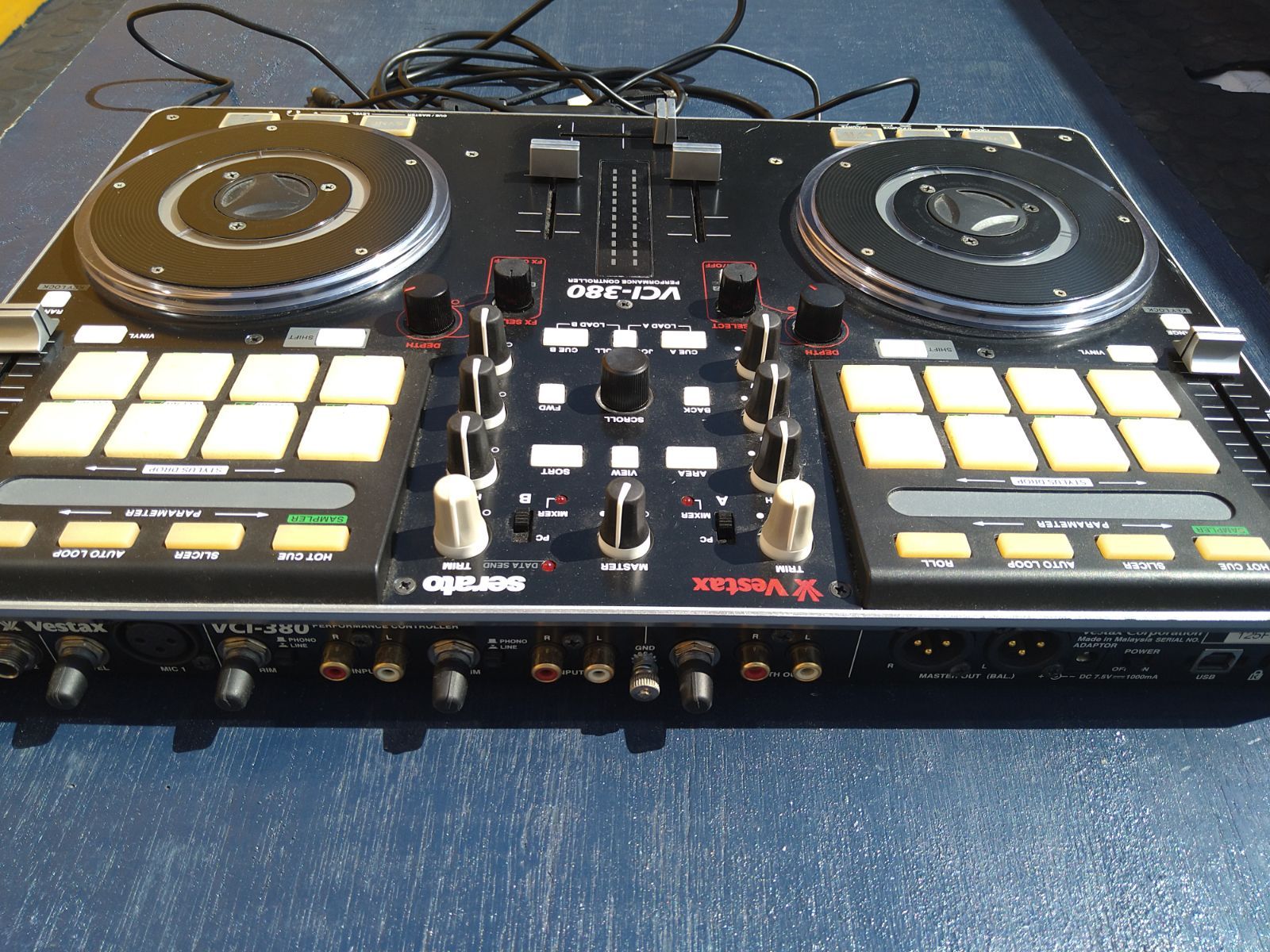 vestax VCI-380 DJコントローラー Serato DJ対応 USBケーブル・AC