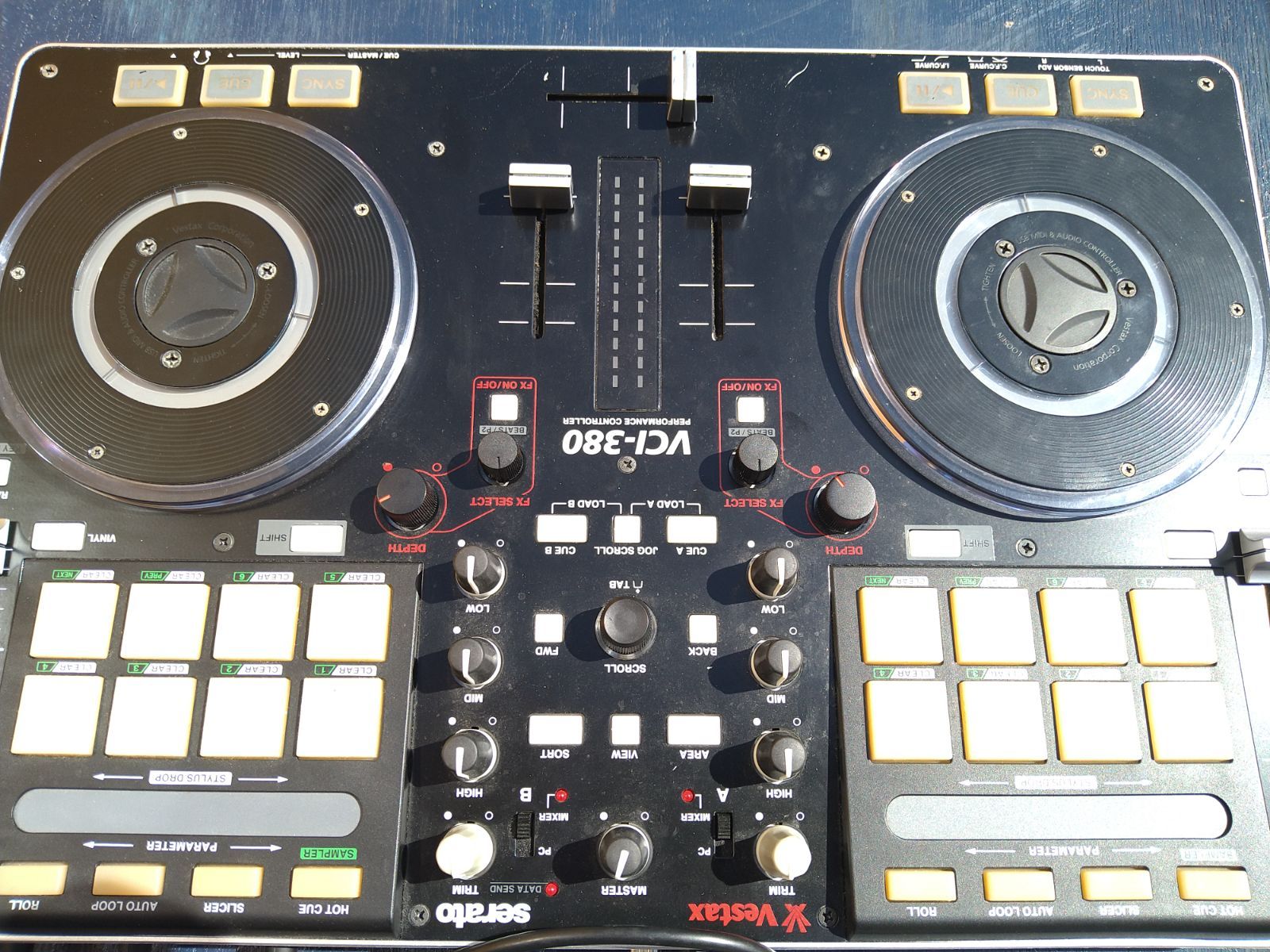 vestax VCI-380 DJコントローラー Serato DJ対応 USBケーブル・AC