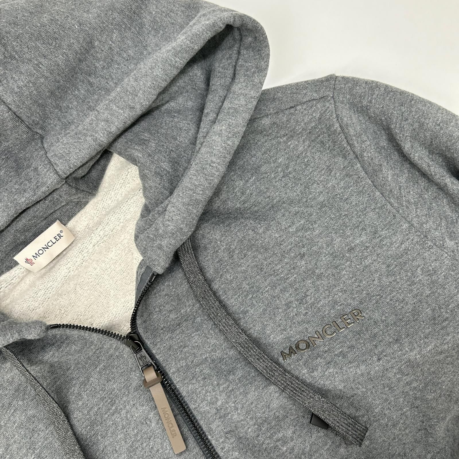 MONCLER モンクレール 25年製 FELPA APERTA CON CAPPUCCIO ジップ