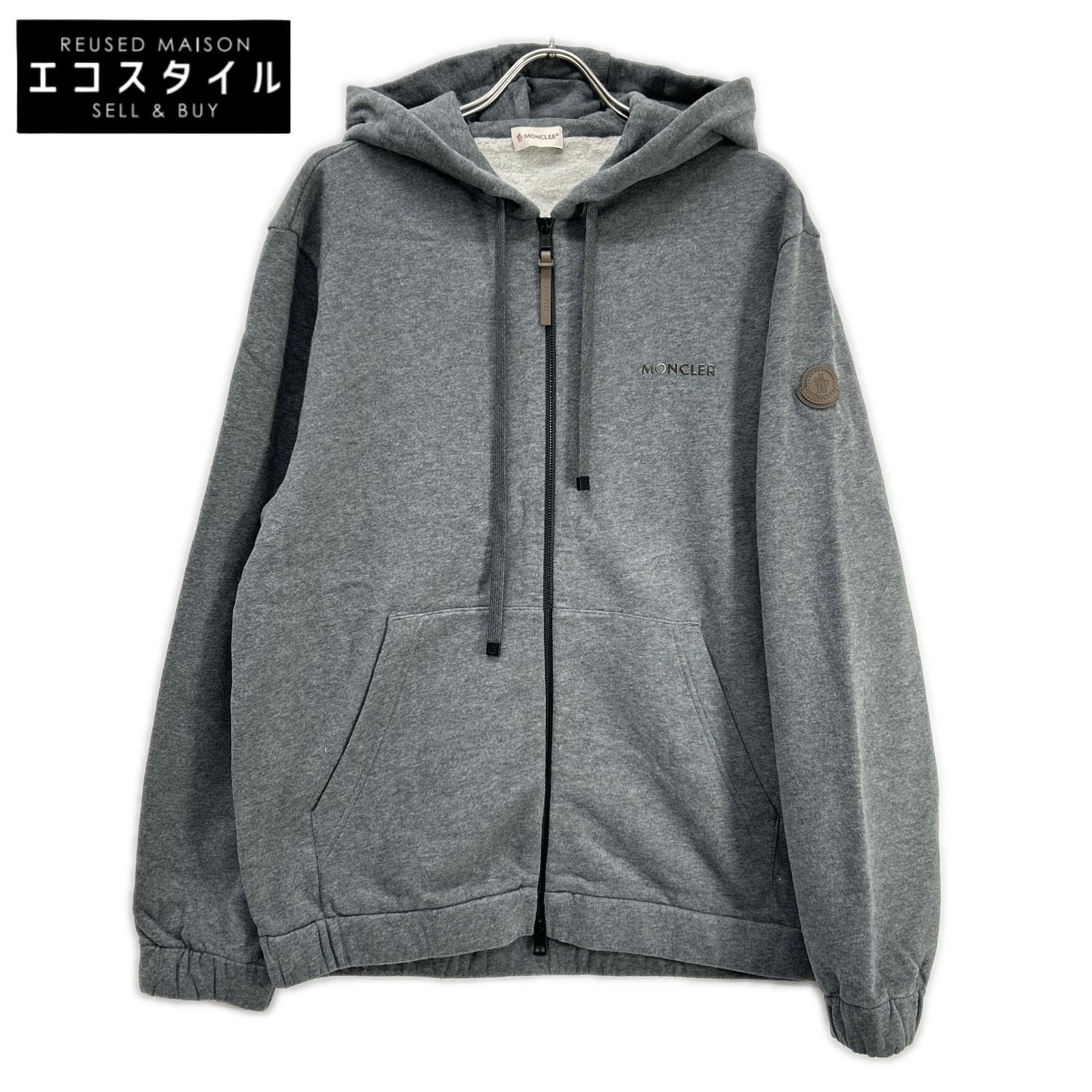 MONCLER モンクレール 25年製 FELPA APERTA CON CAPPUCCIO ジップ