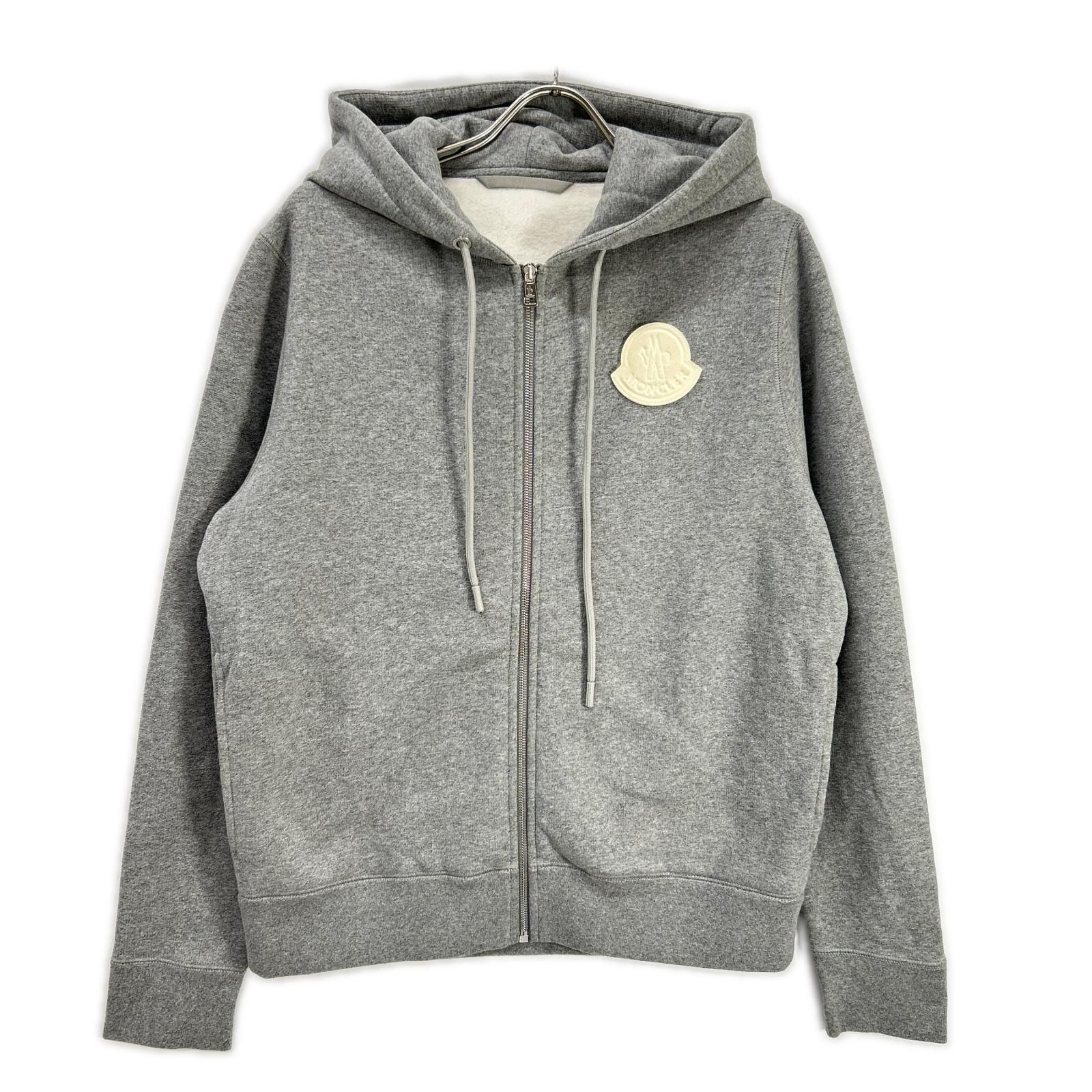 美品 MONCLER モンクレール セットアップ M 灰色 MONCLER モンクレール 23年製 HOODIE ZIP UP セットアップ M - メルカリ