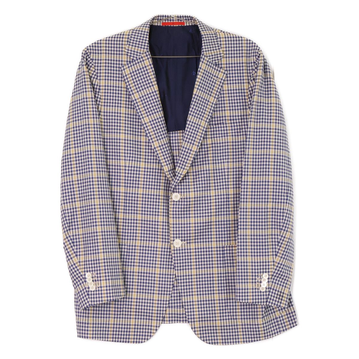 【イザイア ISAIA】極上アルパカ!!! チェック◎ テーラードジャケット M ISAIA イザイア 【国内正規】DELAIN SELECT チェック 2Bテーラード
