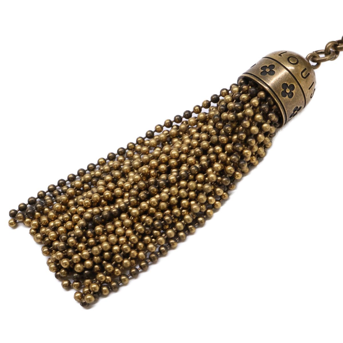 【吉】ルイヴィトン　ビジューサック カリプス ゴールド ロゴ　バッグチャーム LOUIS VUITTON ルイヴィトン M65724 ビジューサック・カリプス バッグ