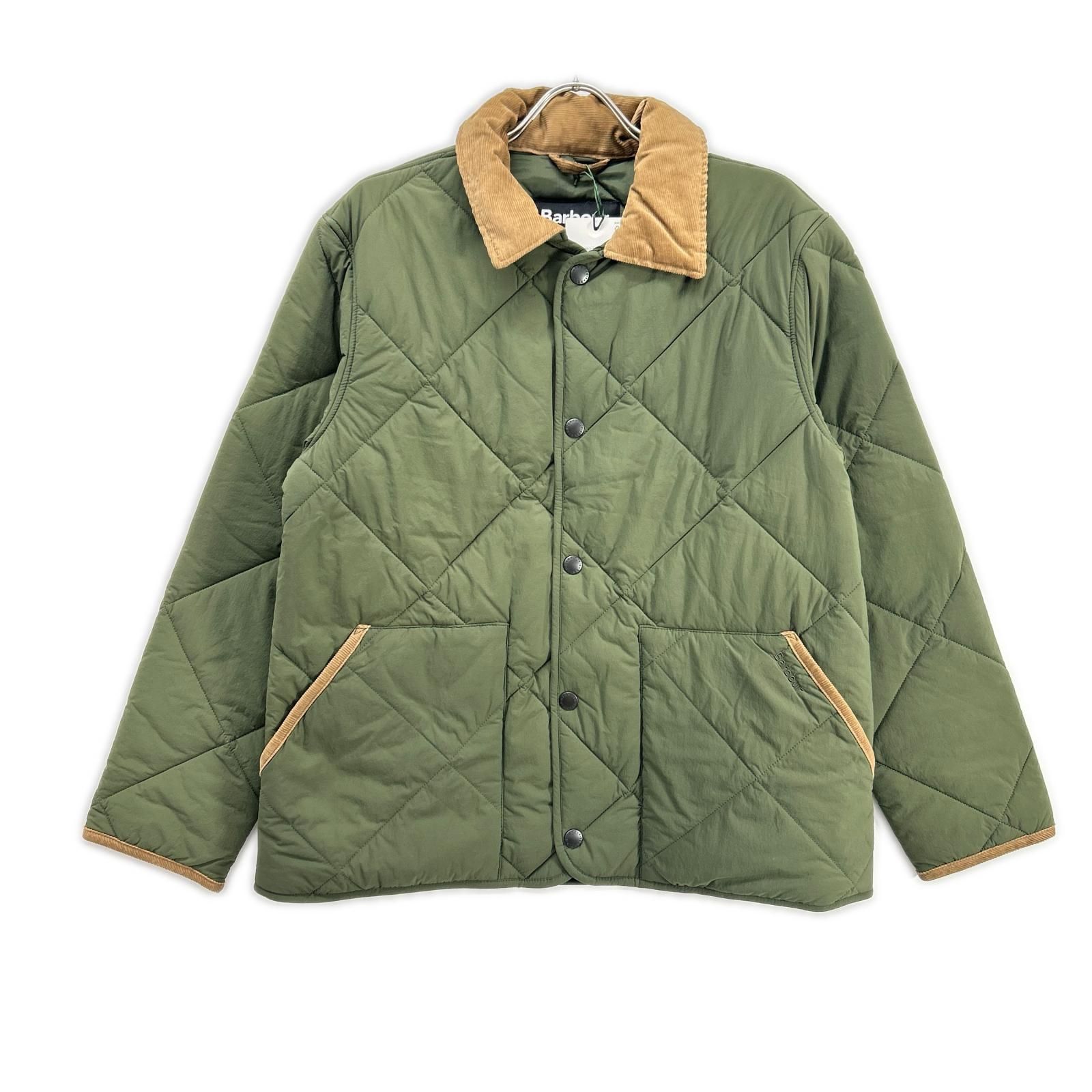 Barbour オリーブグリーンジャケット 38 薄手 Barbour バブアー MQU1866 オリーブ MODIFIED SHORT LIDDESDALE