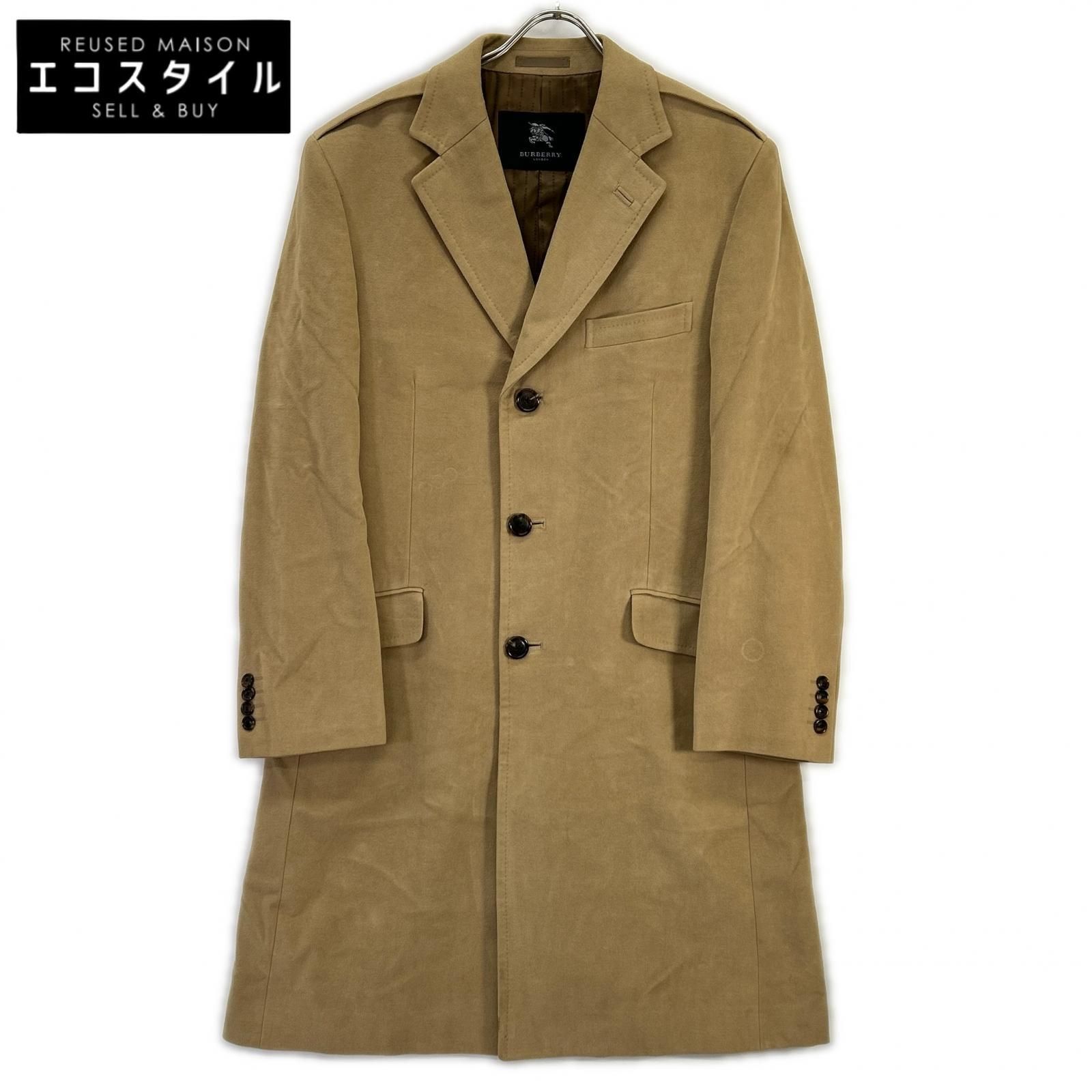 Burberry LONDON バーバリーロンドン ブラウン アンゴラブレンド ロゴ