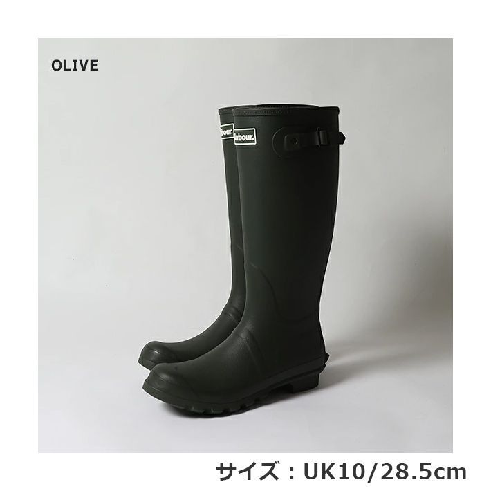 【新品/アウトレット品】バブアー Barbour / (MRF0010) (MENS BEDE) OL51 UK10/28.5cm / メンズ レインブーツ 長靴 耐久性 クラシック デイリーユース アウトドア フェス
