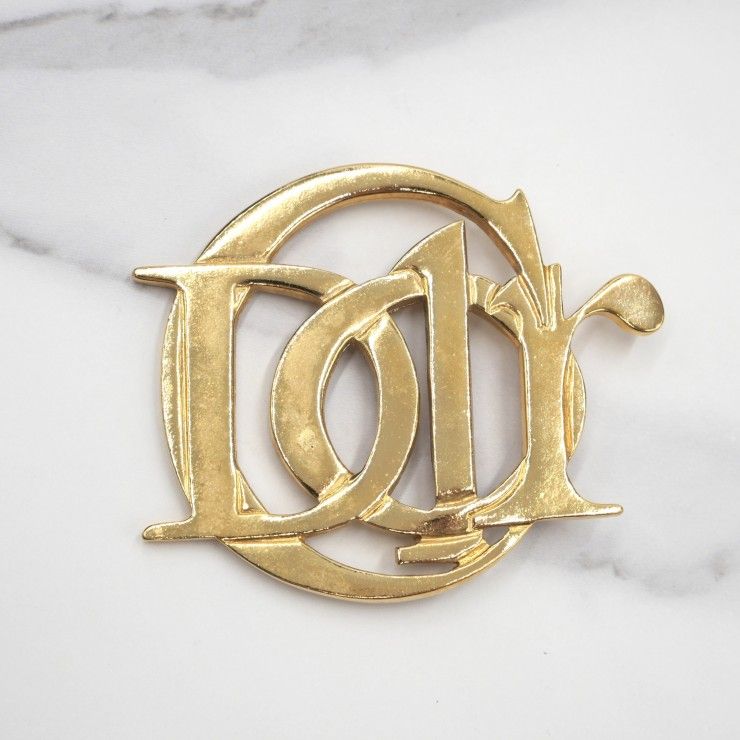 Christian Dior（クリスチャン ディオール）ヴィンテージ ロゴブローチ