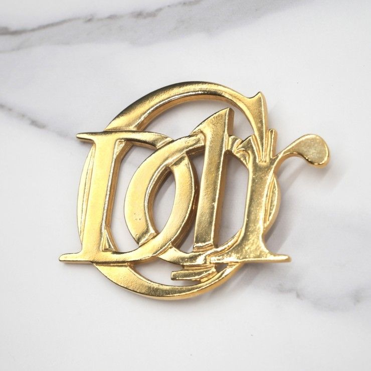 Christian Dior（クリスチャン ディオール）ヴィンテージ ロゴブローチ