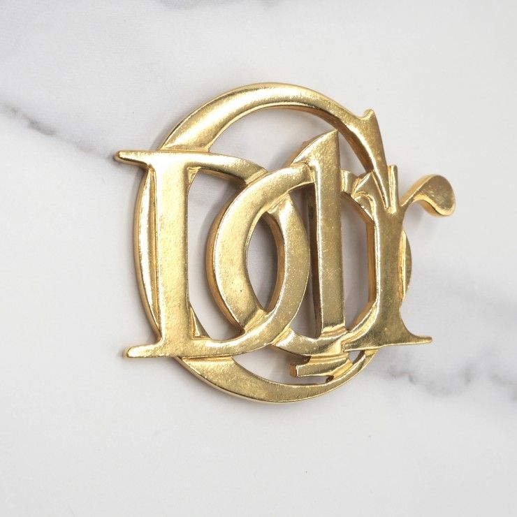 Christian Dior（クリスチャン ディオール）ヴィンテージ ロゴブローチ