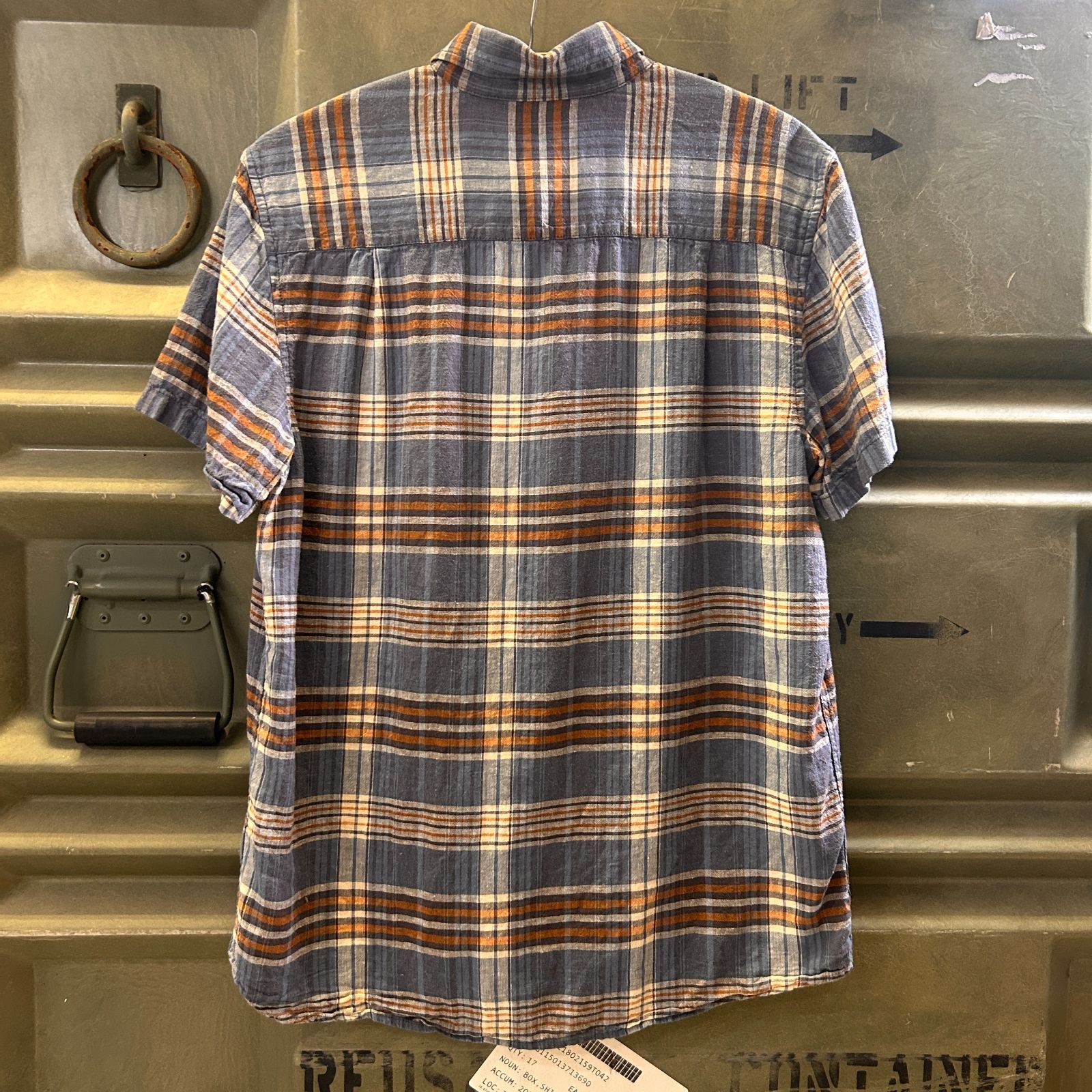 【PENDLETON】ペンドルトン 半袖チェックシャツ リネン レーヨン ブルー オレンジ アメカジ 【PENDLETON】ペンドルトン 半袖チェックシャツ リネン レーヨン ブルー オレンジ アメカジ