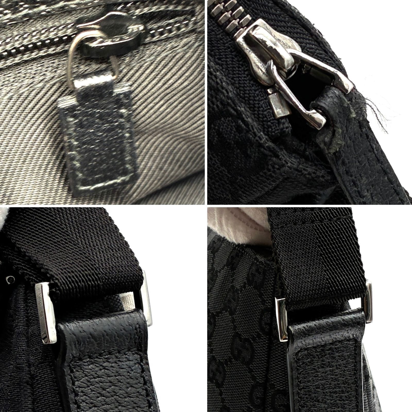 美品 グッチ GUCCI ショルダーバッグ 斜め掛け クロスボディ GG柄 GG
