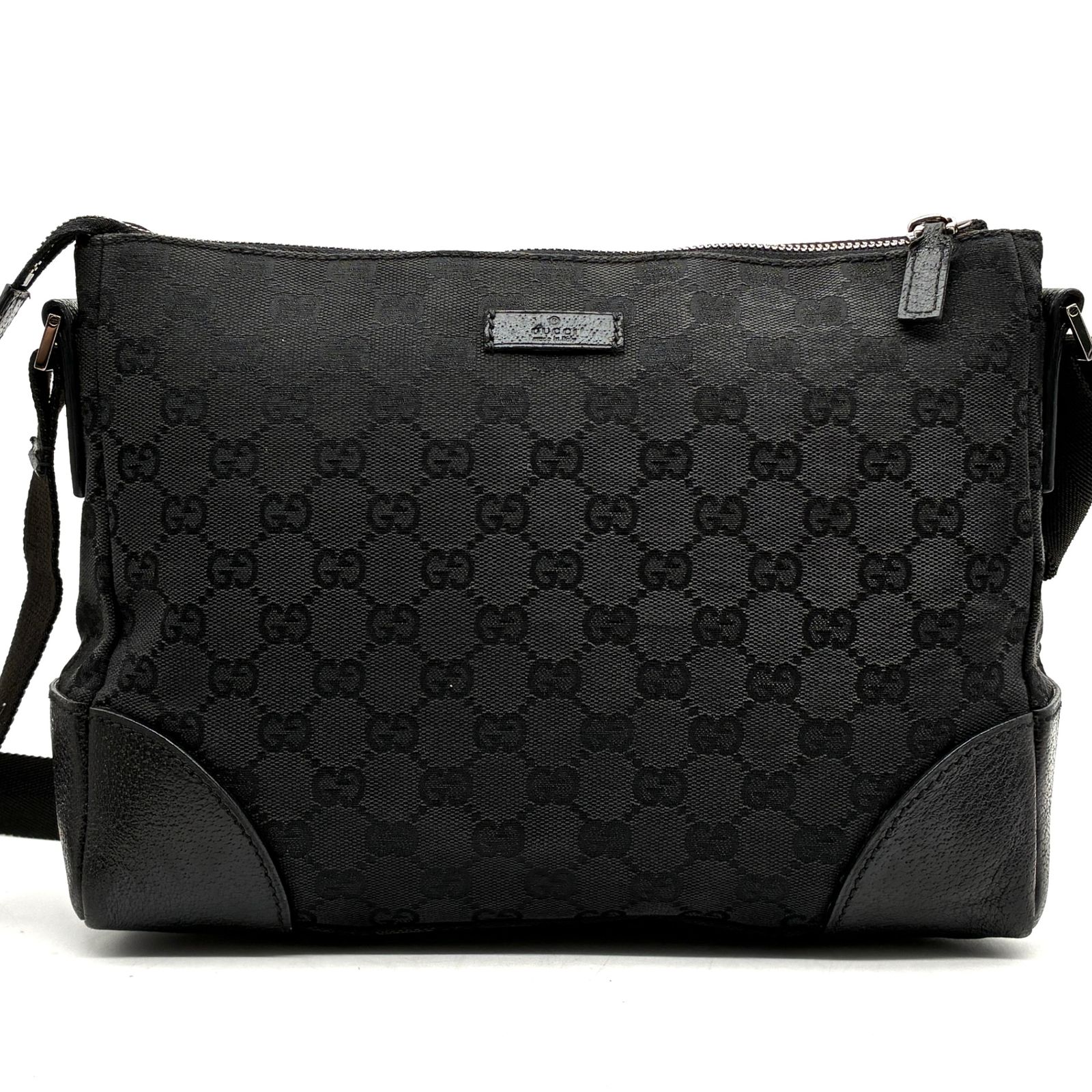 美品 グッチ GUCCI ショルダーバッグ 斜め掛け クロスボディ GG柄 GG