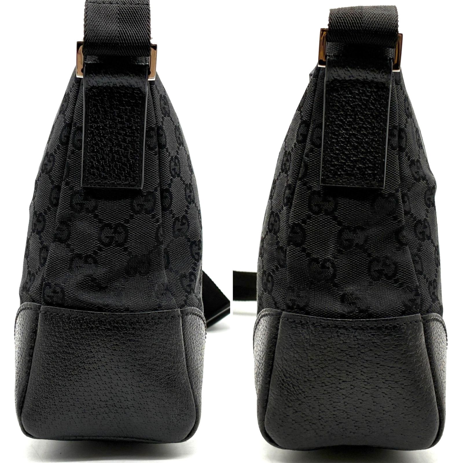 美品 グッチ GUCCI ショルダーバッグ 斜め掛け クロスボディ GG柄 GG