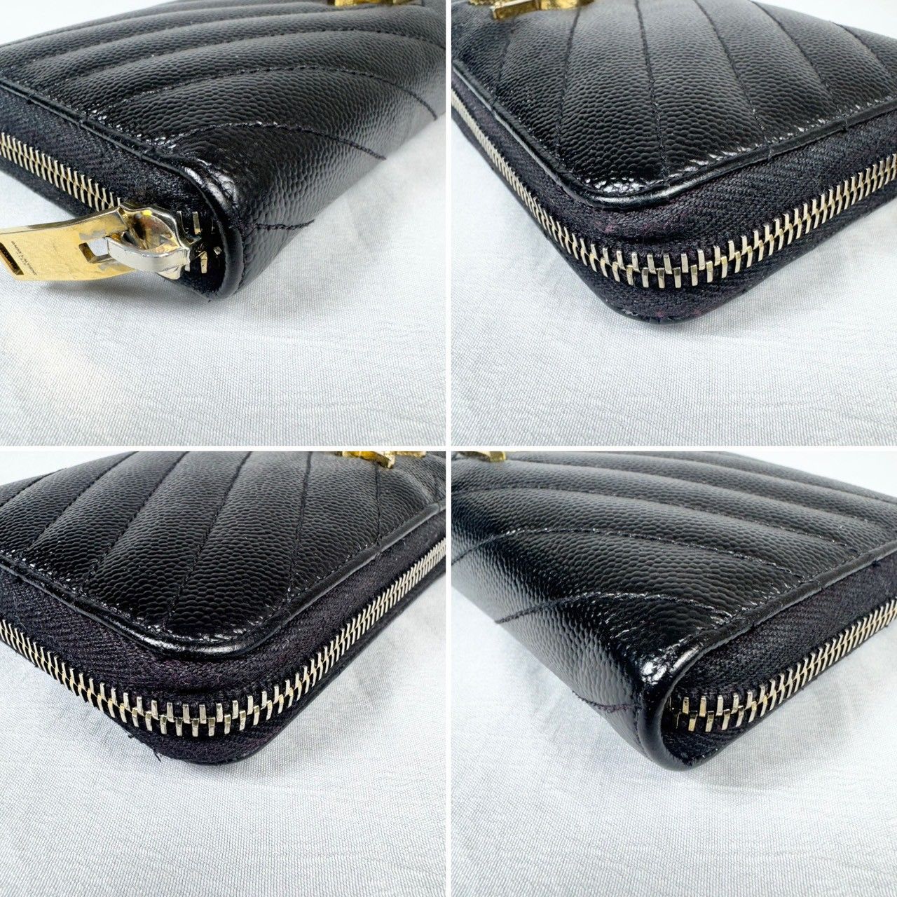 ✳︎リクエストお値下げ【サンローラン】長財布/カサンドラ/ラウンドジップ 美品】サンローラン カサンドラ ラウンドジップ 長財布 ブラック