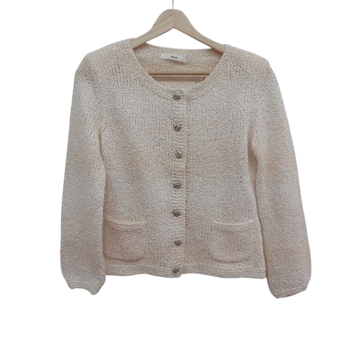 Rene(ルネ) ジャケット サイズ38 M レディース美品 - アイボリー 長袖 