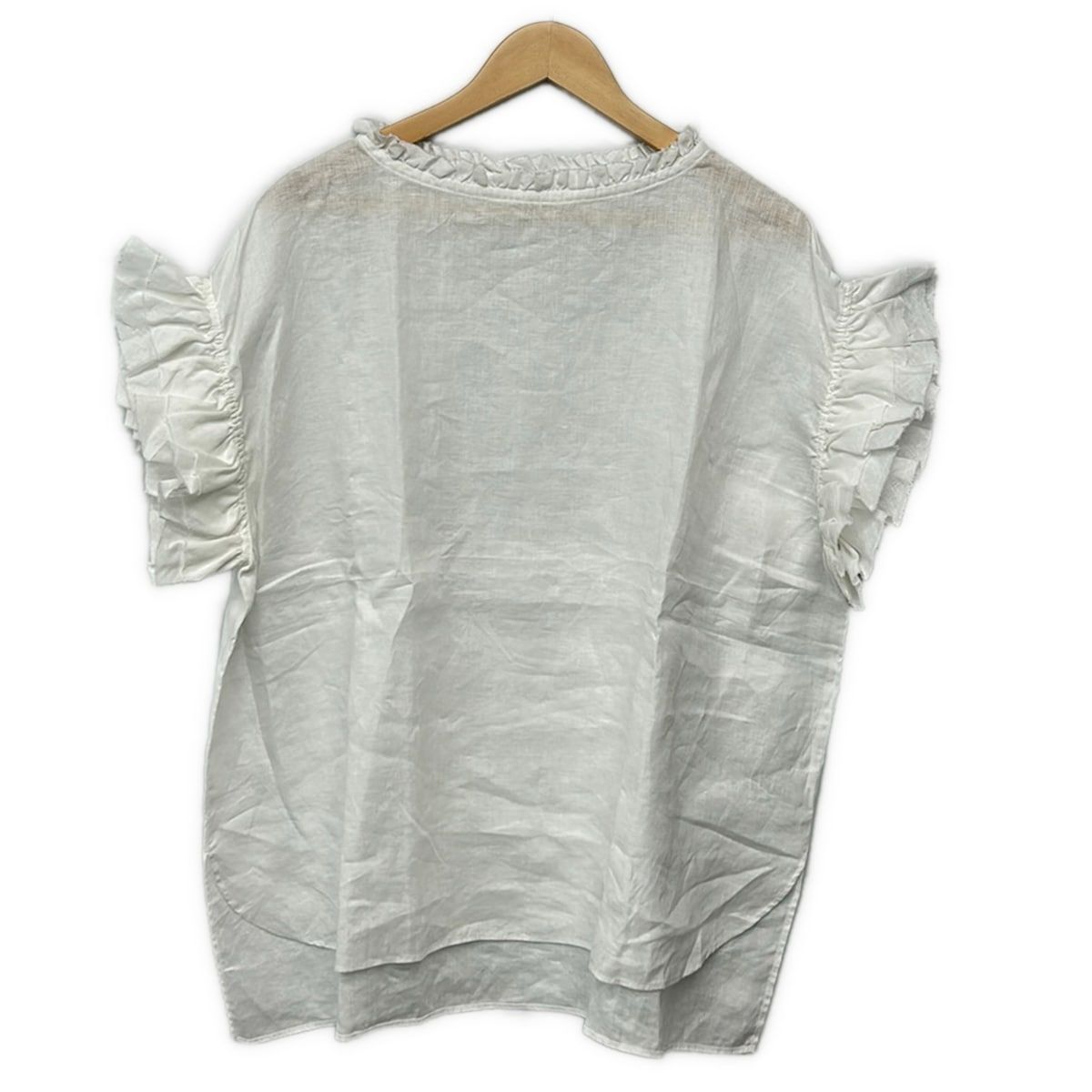 HOUSE OF LOTUS(ハウス オブ ロータス) 半袖カットソー サイズM レディース美品 - 白 麻 7,360円