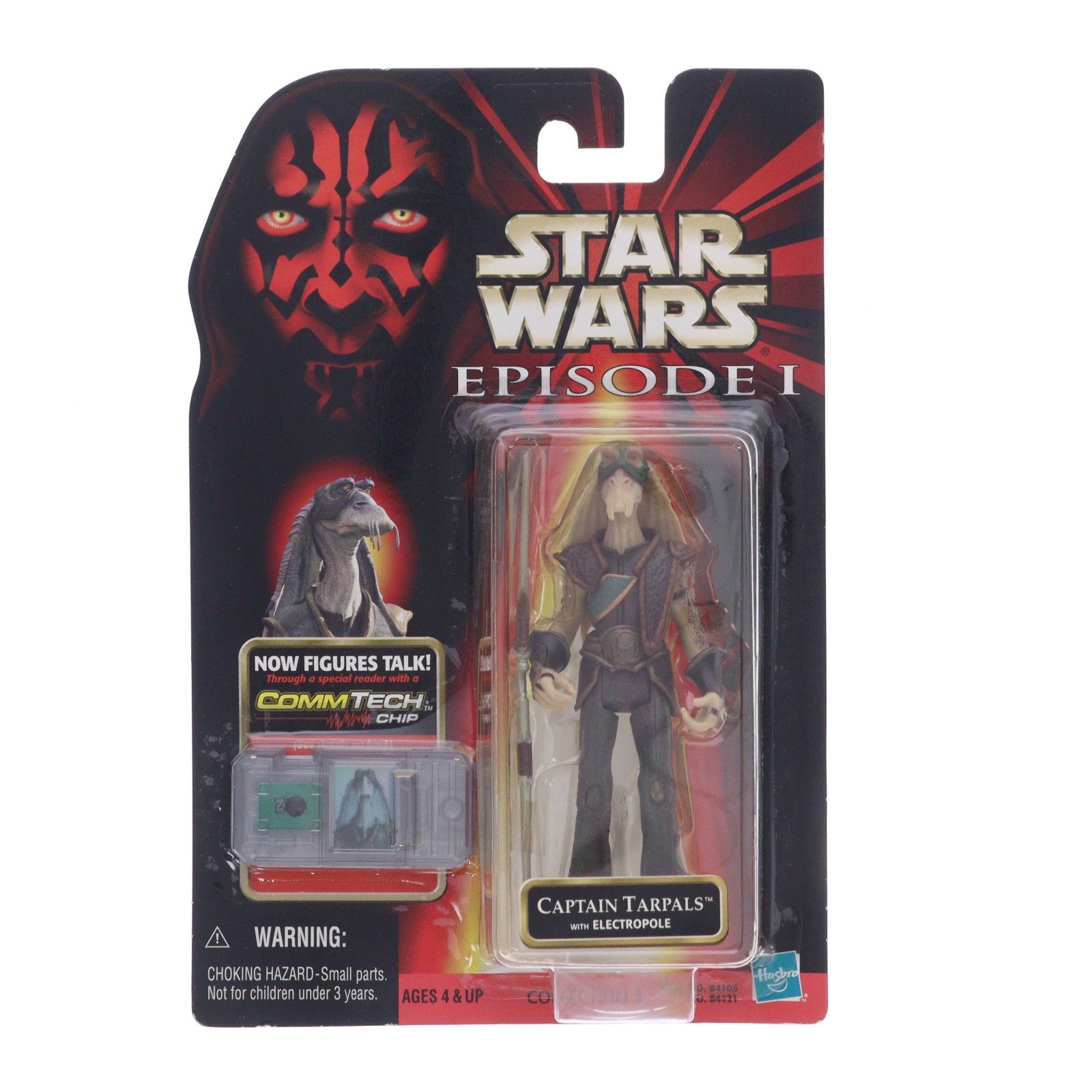 Figura básica Comtech Capitán Tarpals STAR WARS Episodio 1/Amenaza fantasma Figura móvil completa Hasbro