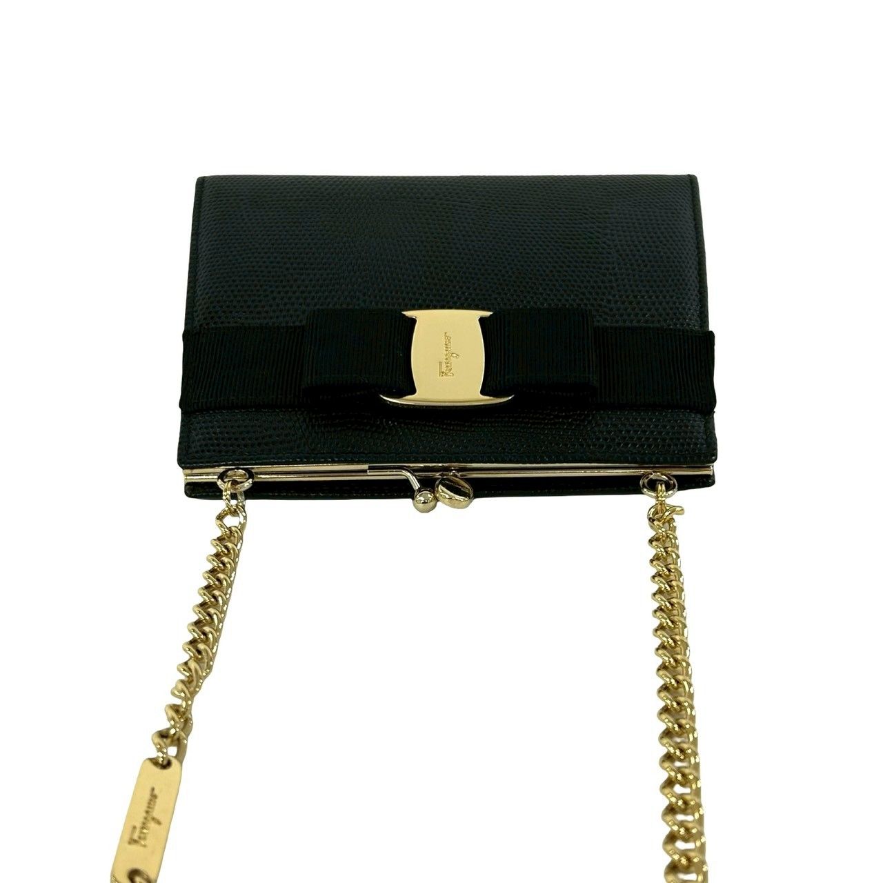 ほぼ未使用 Salvatore Ferragamo サルヴァトーレフェラガモ ヴァラ