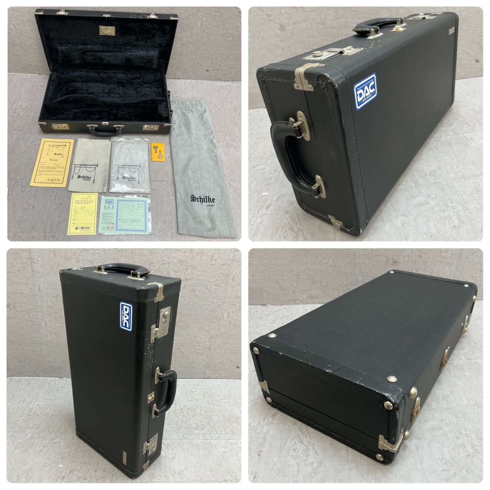 Schilke B5 シルキー　トランペット　メンテナンス済み　ケース付き 美品 シルキー B5 B♭トランペット マウスピース 純正ハードケース