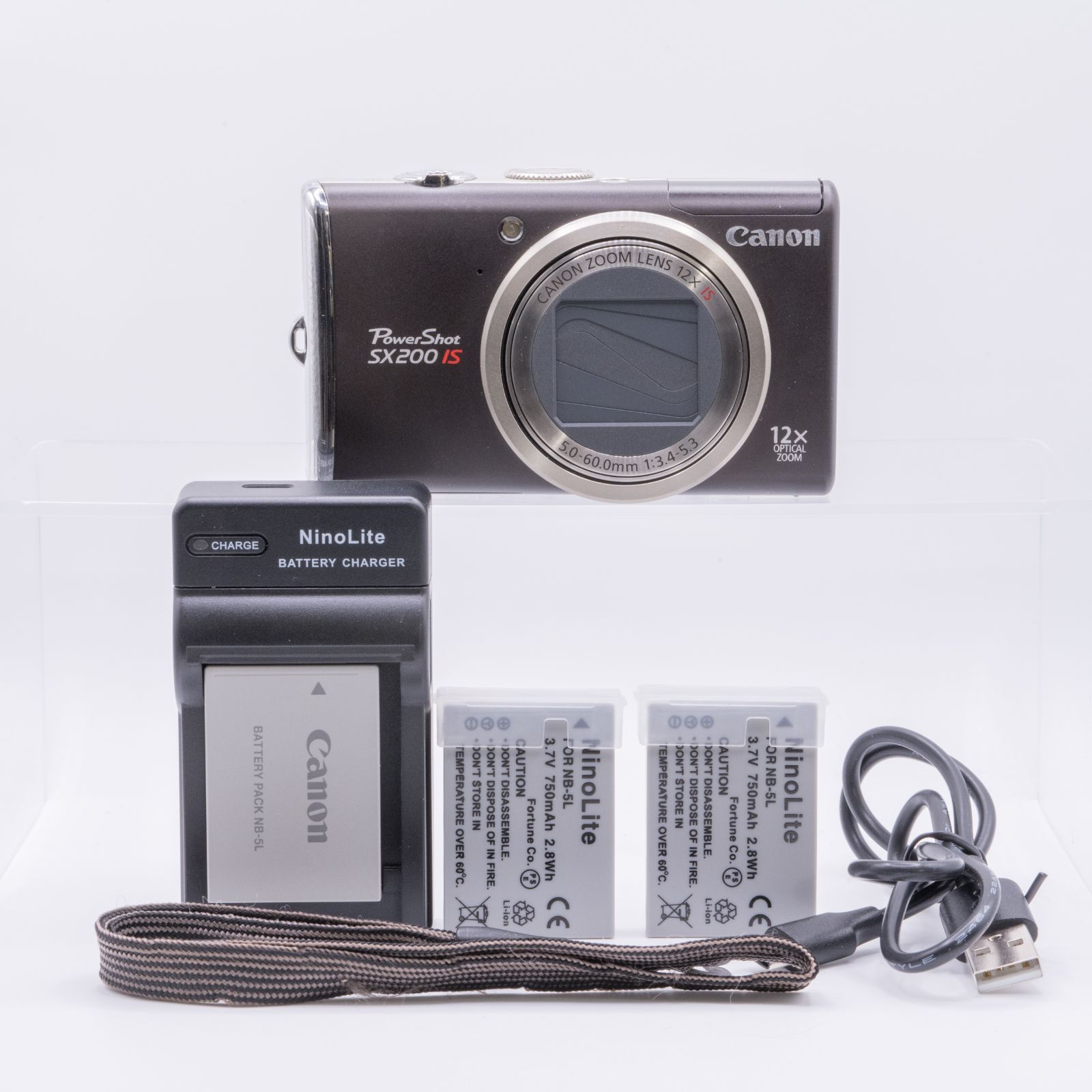 Canon PowerShot SX200 IS ブラック【美品】 - メルカリ