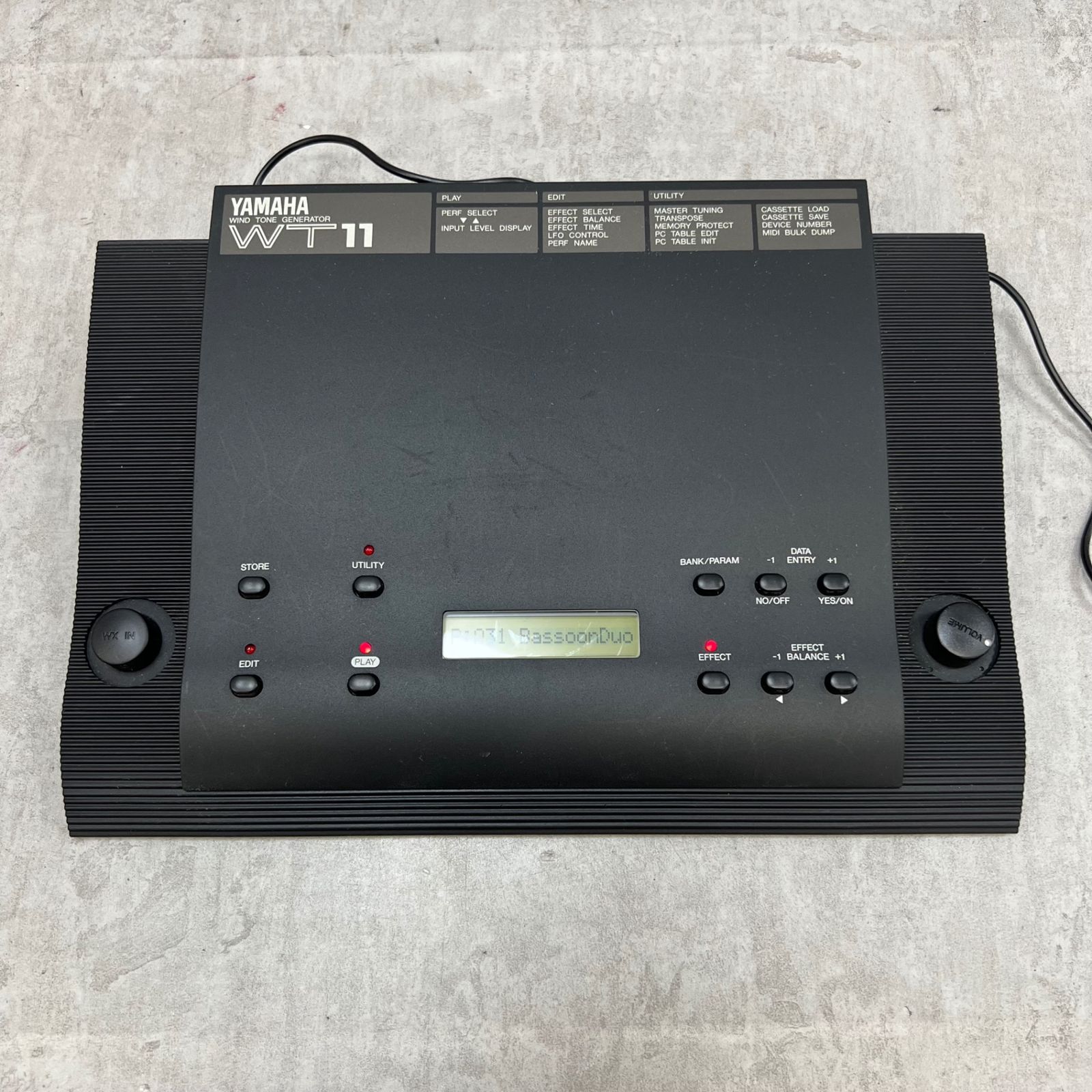 ヤマハ ウインドシンセサイザー WT11 WX11 デジタル管楽器 MIDI