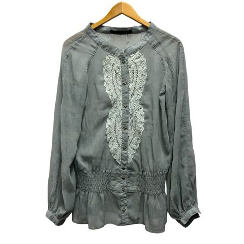 Adonisis アドニシス 未使用品 フラワーモチーフ 総レース ブラウス F 