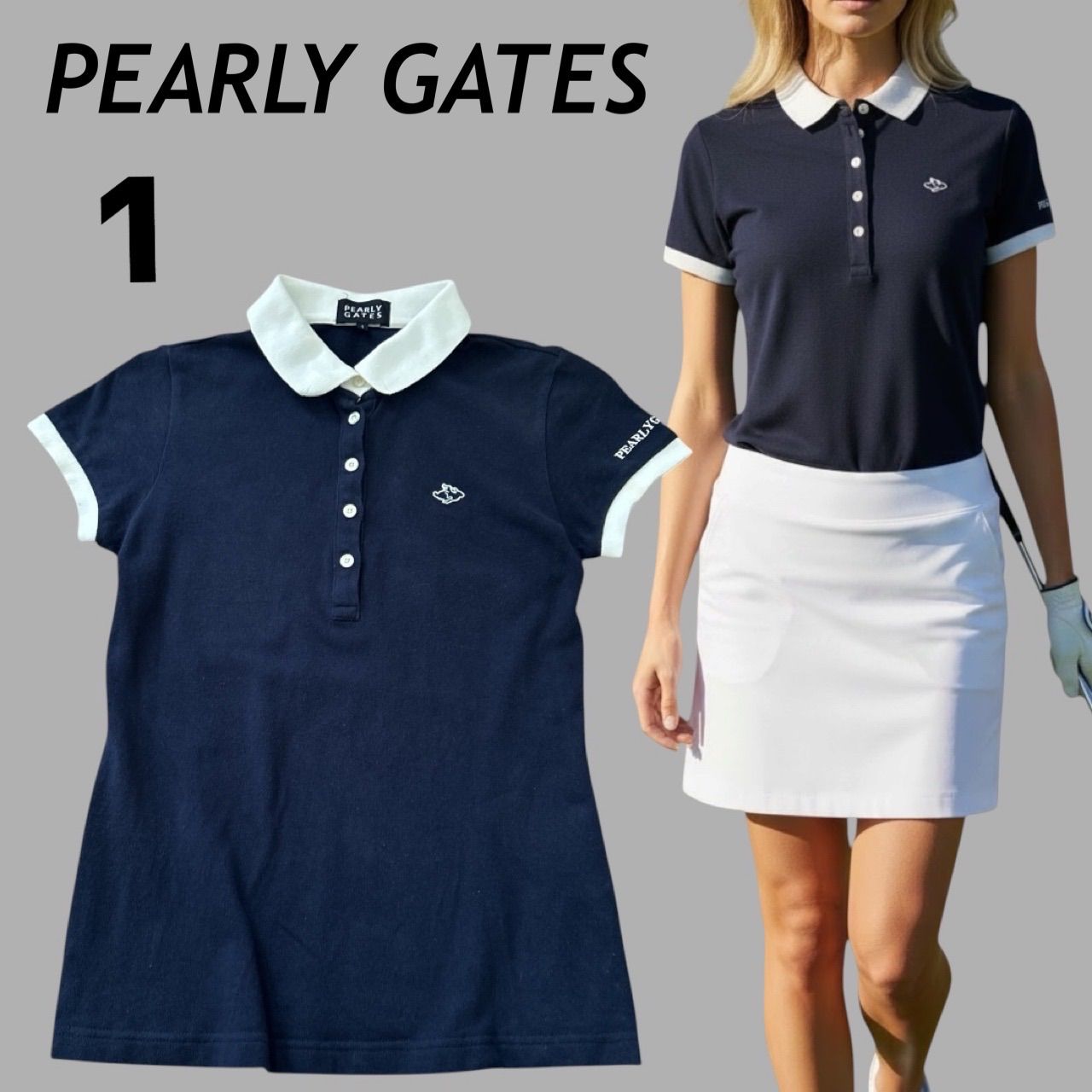 PEARLY GATES パーリーゲイツ レディース ゴルフ 半袖ポロシャツ 1