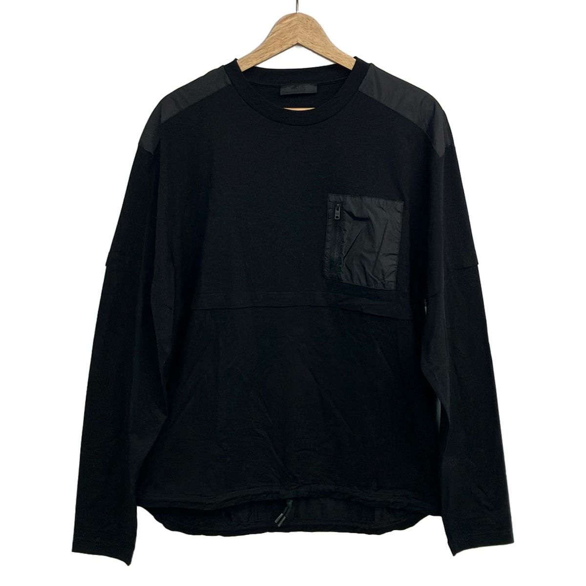 PRADA SPORT(プラダスポーツ) 長袖カットソー サイズL メンズ美品 - 黒