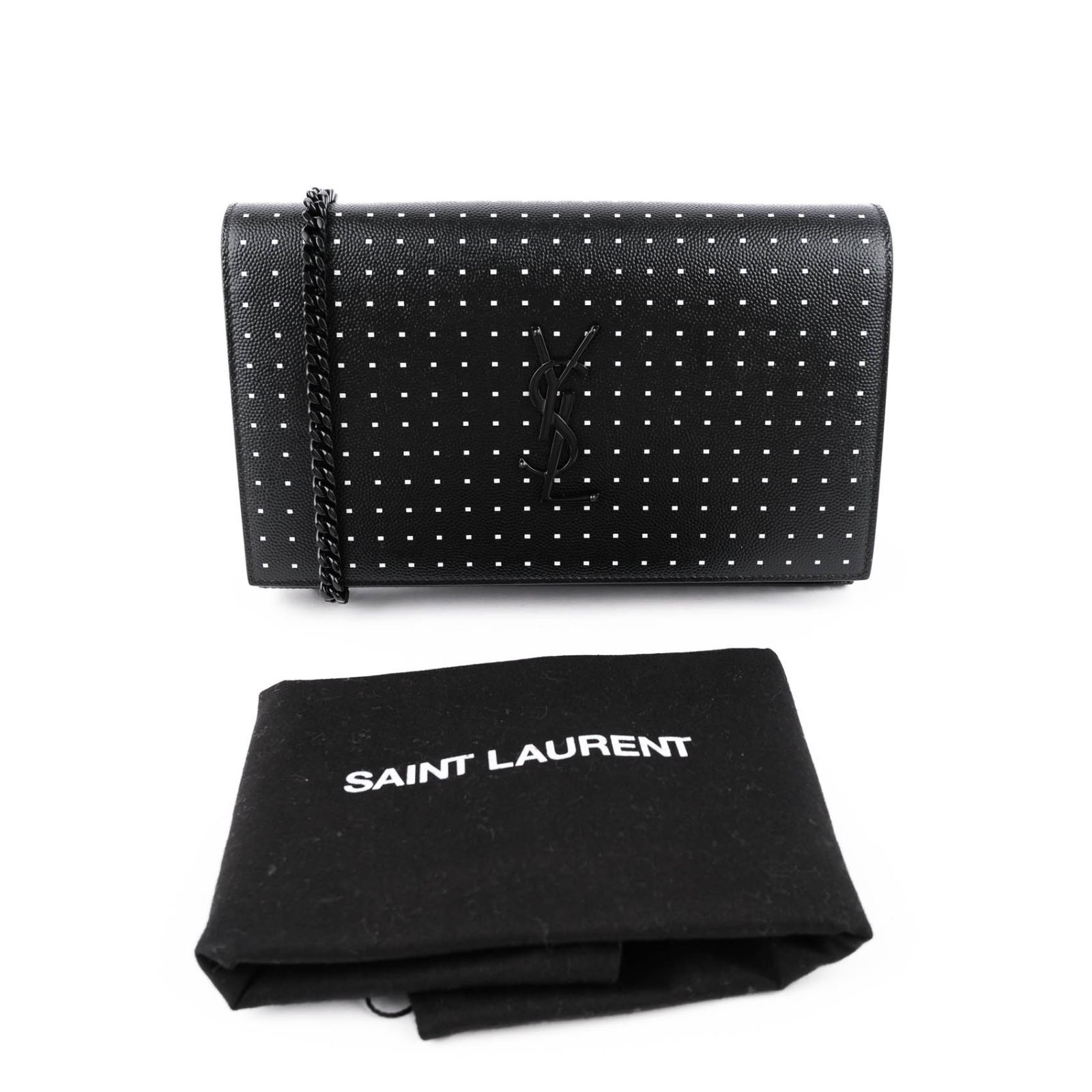 美品】サンローランパリ SAINT LAURENT ケイト ミディアム ポルカ 