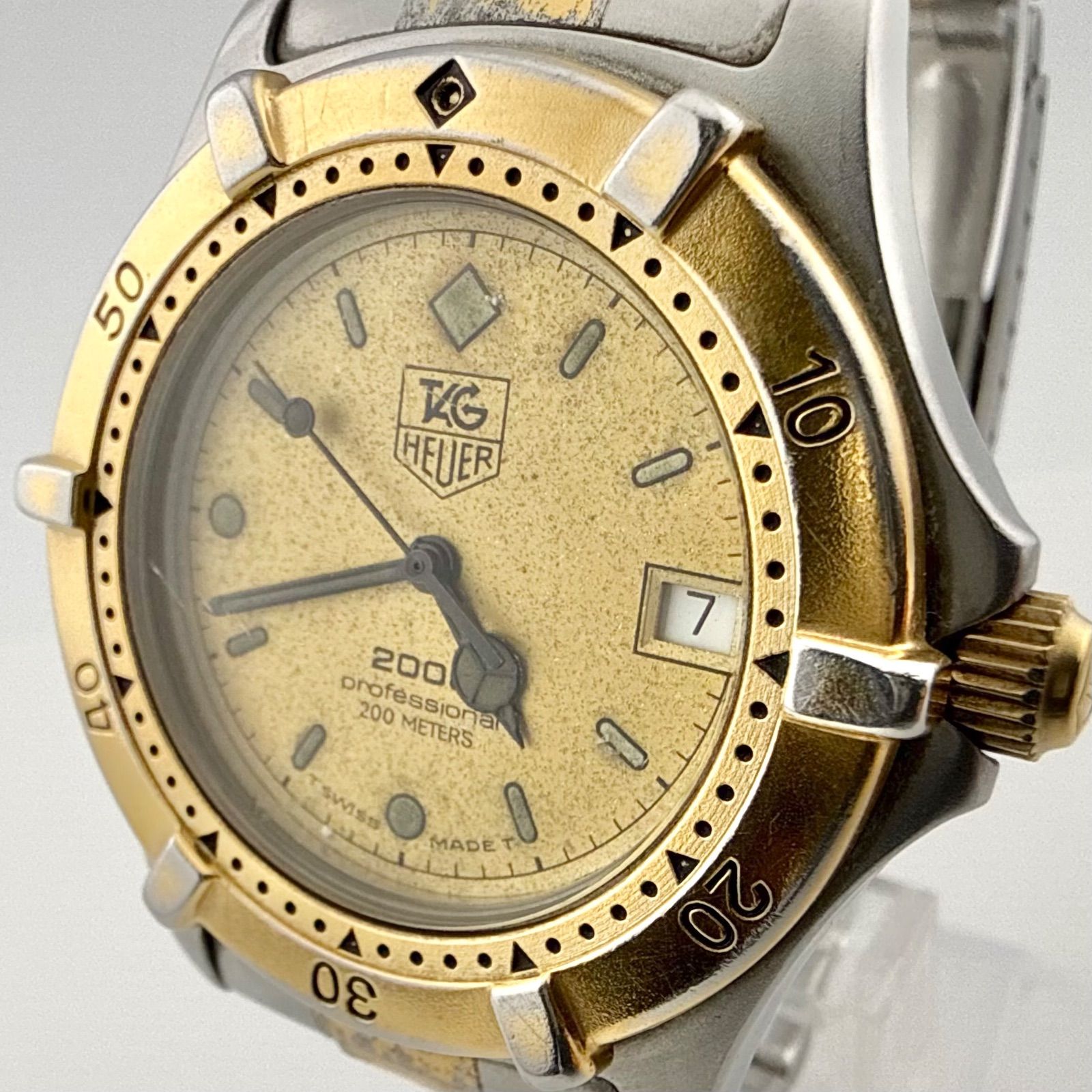 【非稼働品】TAG Heuer タグホイヤー 2000 964.006 TAG HEUER タグホイヤー 964.006 プロフェッショナル 2000 メンズ