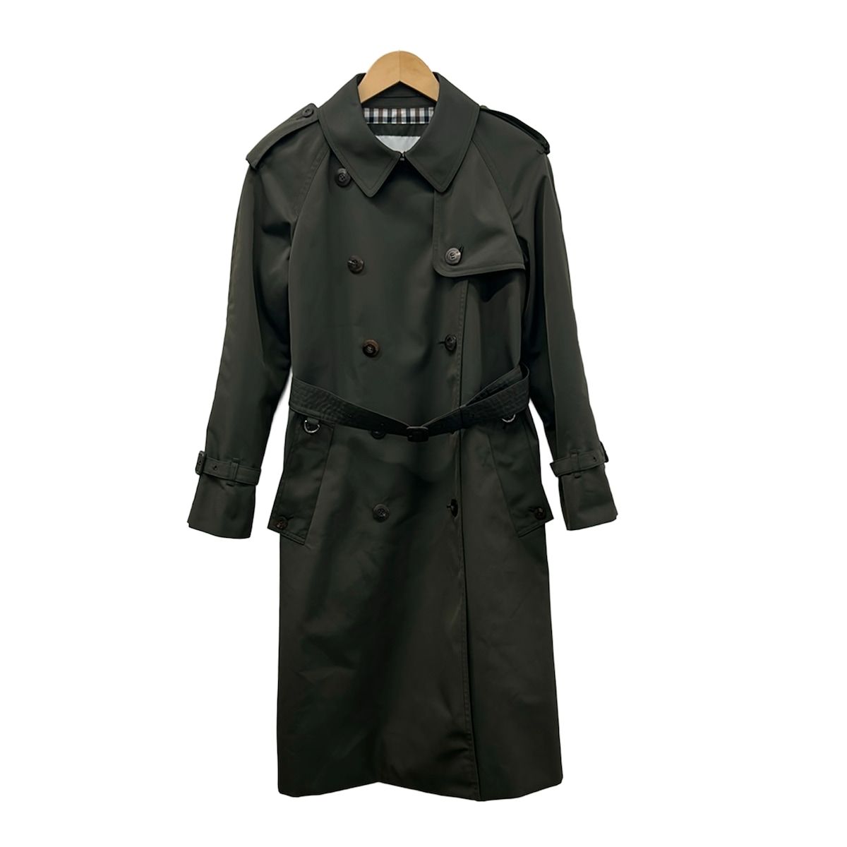 Aquascutum(アクアスキュータム) トレンチコート サイズM レディース カーキ 冬物