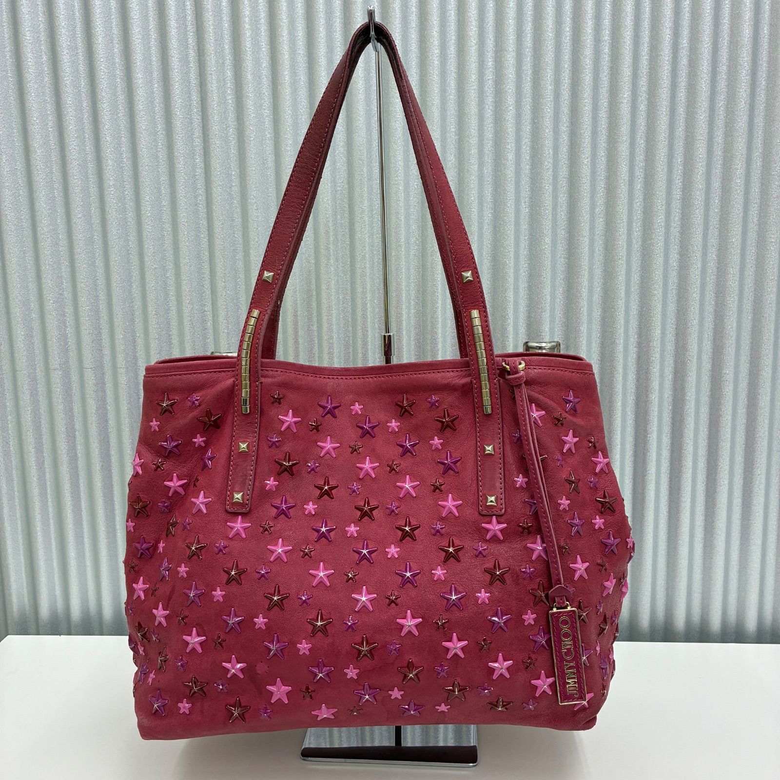 JIMMY CHOO トートバッグ スタッズ 星 スター - メルカリ