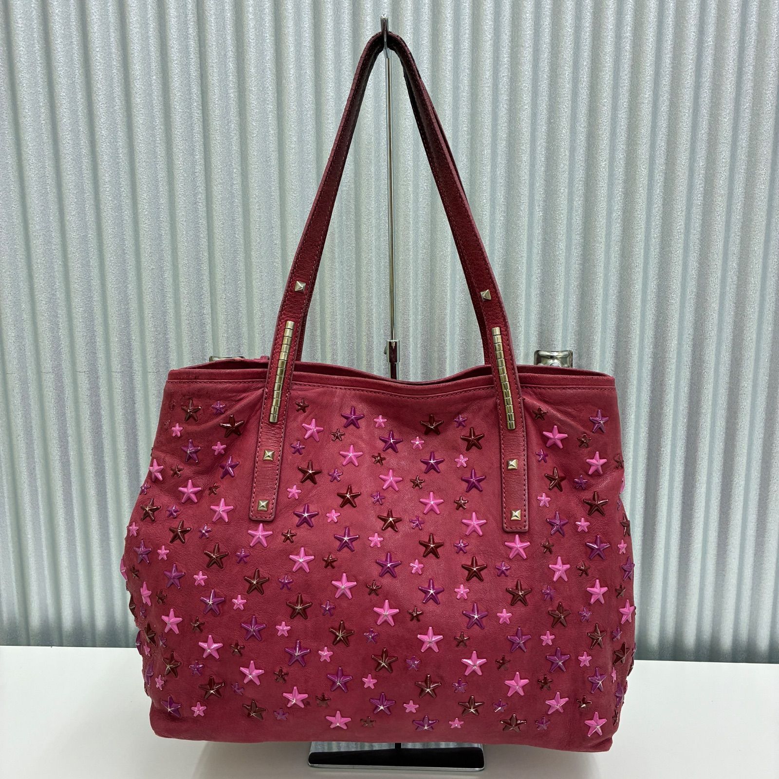 JIMMY CHOO トートバッグ スタッズ 星 - メルカリ