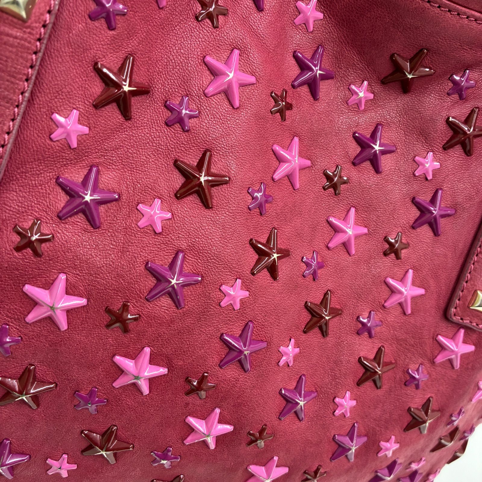 JIMMY CHOO トートバッグ スタッズ 星 - メルカリ