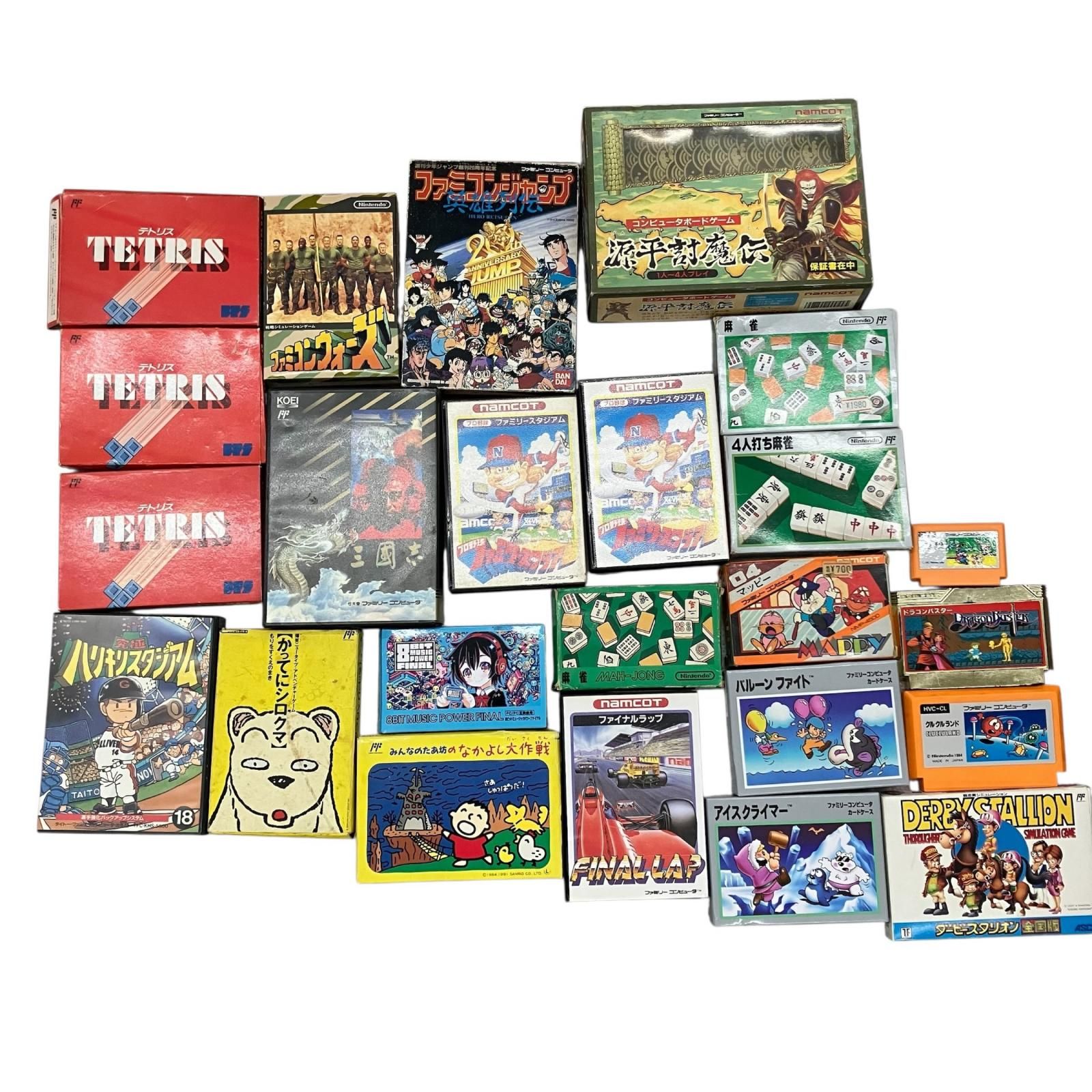 199990 動作未確認 ファミコン ソフト 24点まとめ売り
