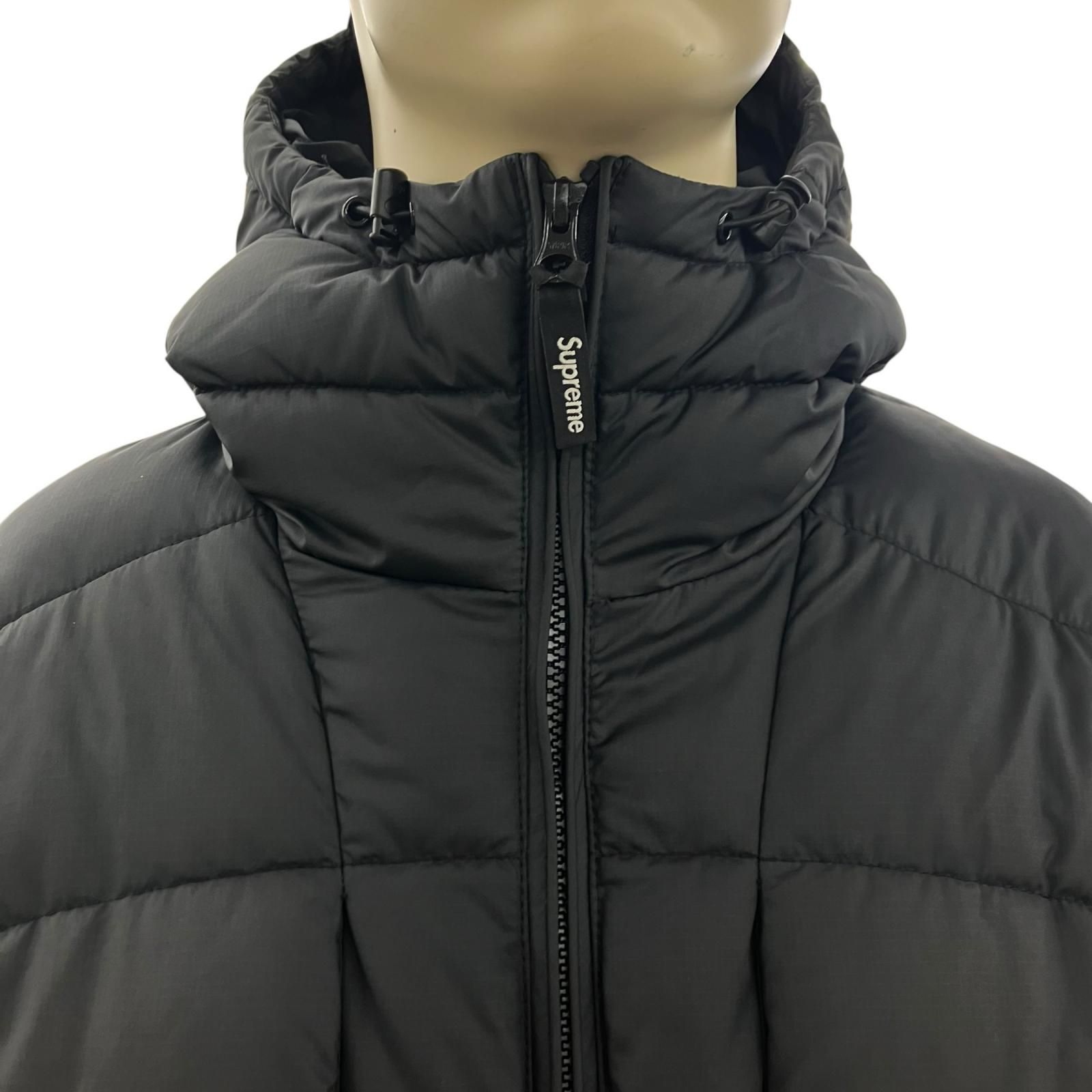 a*i様 Supreme フード付きダウンジャケット S 黒 186005 現状品 Supreme シュプリーム ダウンジャケット S ブラック