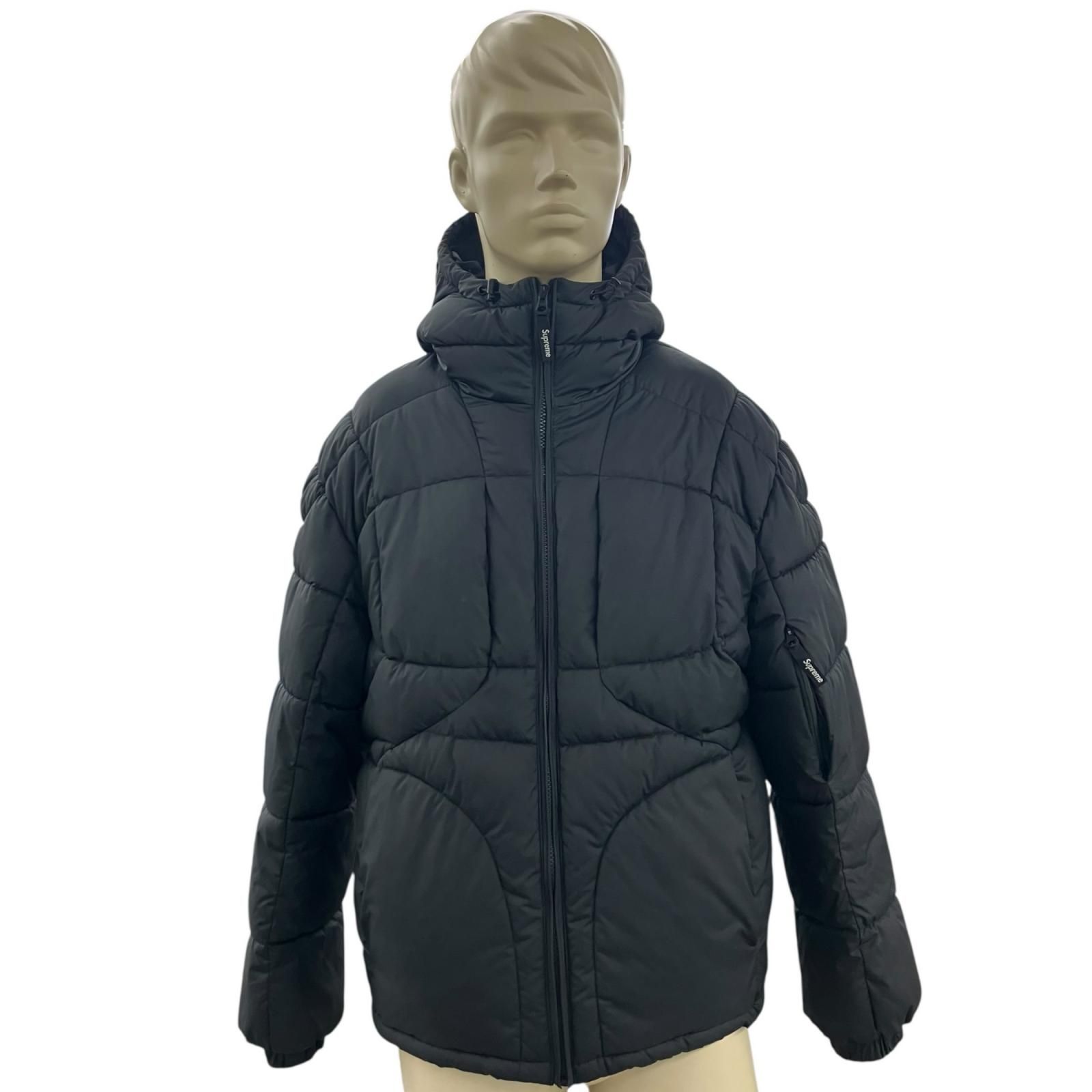 a*i様 Supreme フード付きダウンジャケット S 黒 186005 現状品 Supreme シュプリーム ダウンジャケット S ブラック