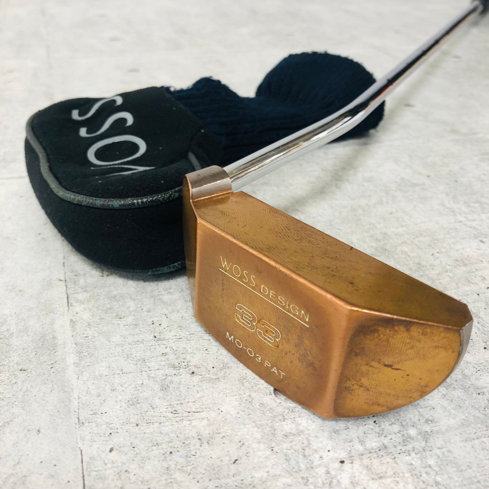 WOSS DESIGN ウォズ デザイン 33 MO-03 PAT レフティー 左利き 34.75インチ メンズ ゴルフ クラブ パター 単品 初心者 入門 WOSS DESIGN ウォズ デザイン 33 MO-03 PAT レフティー 左利き 34.75