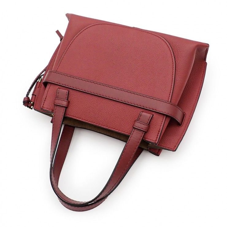 美品 LOEWE ロエベ ゲート トップハンドル ミニ ハンドバッグ 2way